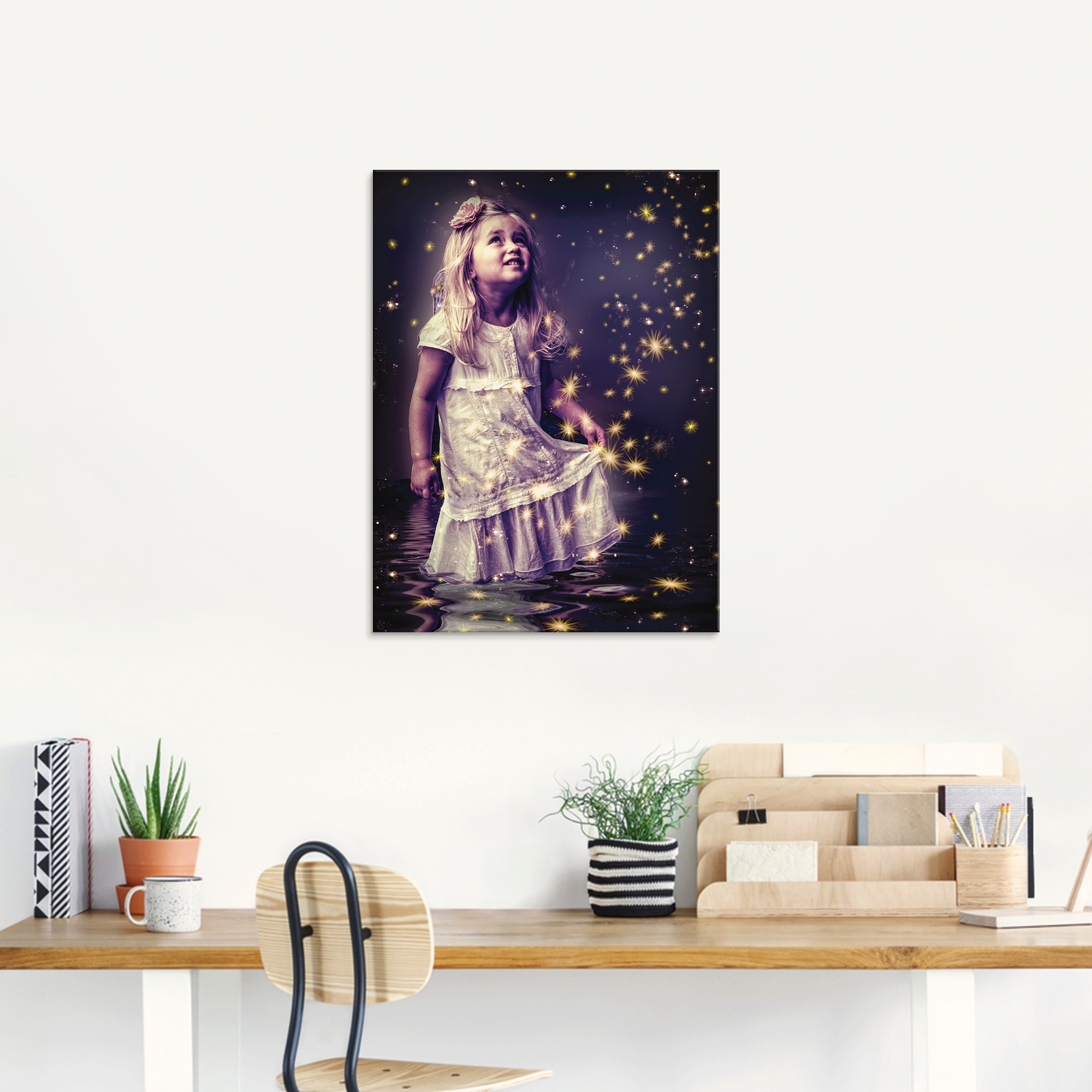 Artland Glasbild »Märchen - Sterntaler« Geschichten & Märchen 1 Stk. tlg. in verschiedenen Grössen