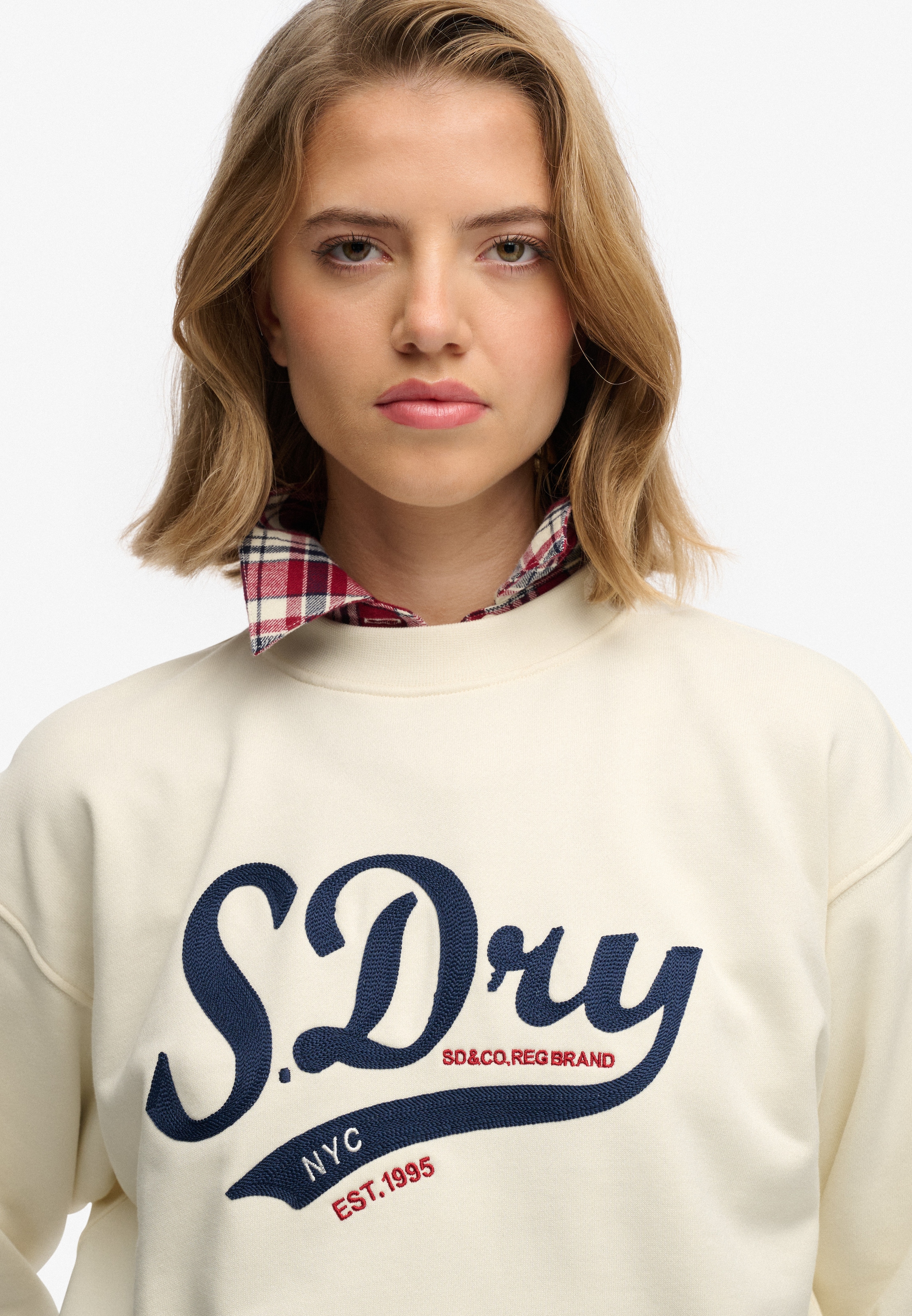 Superdry Sweatshirt »VARSITY SCRIPT LOOSE CREW«

