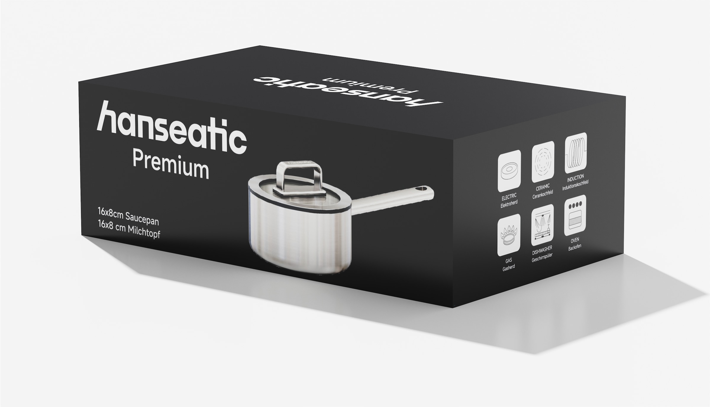 Hanseatic Casserole »PREMIUM« 1 tlg. Acier inoxydable