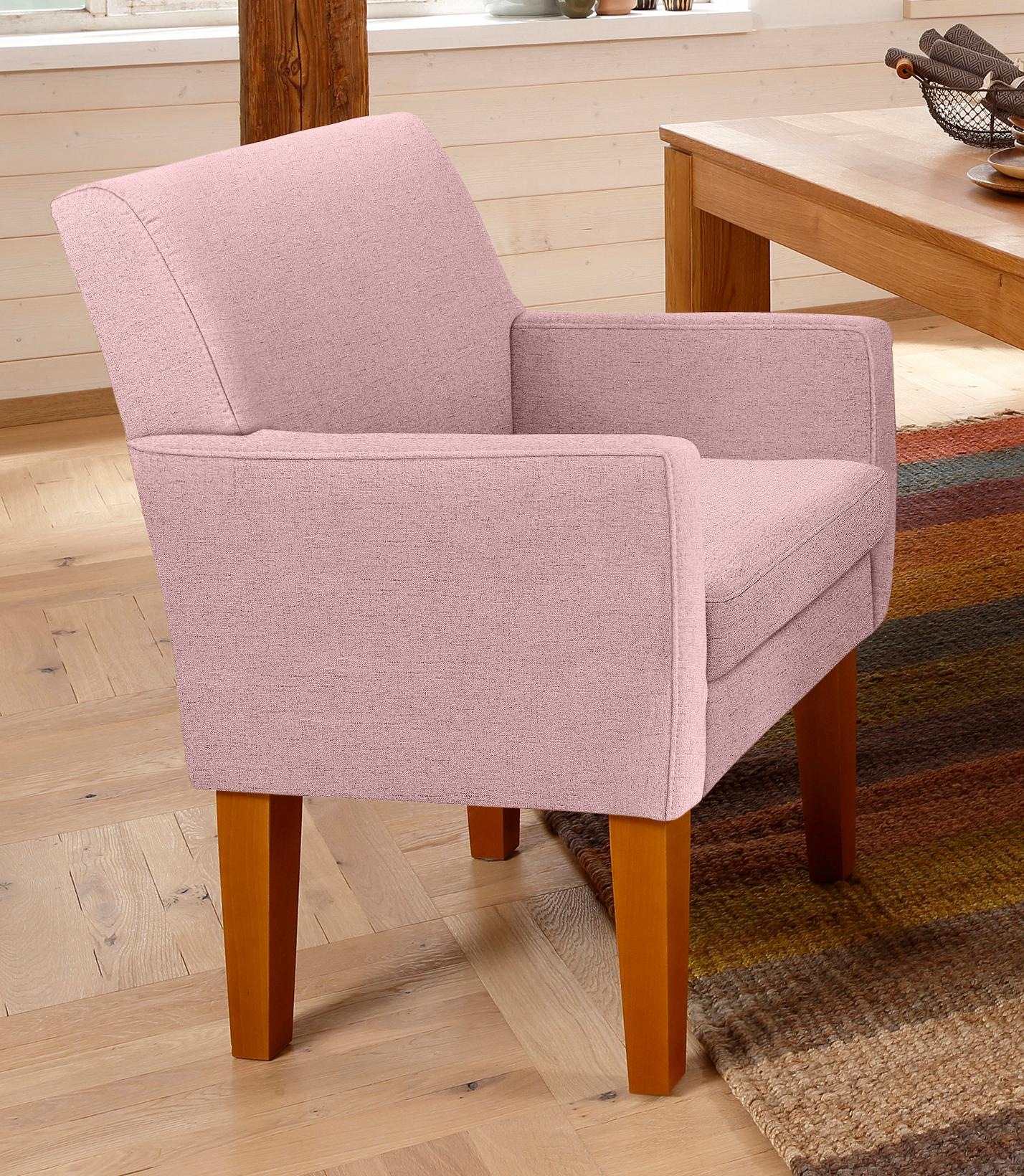 Home affaire Fauteuil »Fehmarn« hauteur d'assise confortable de 54 cm, en 3 qualités de revêtement différentes
