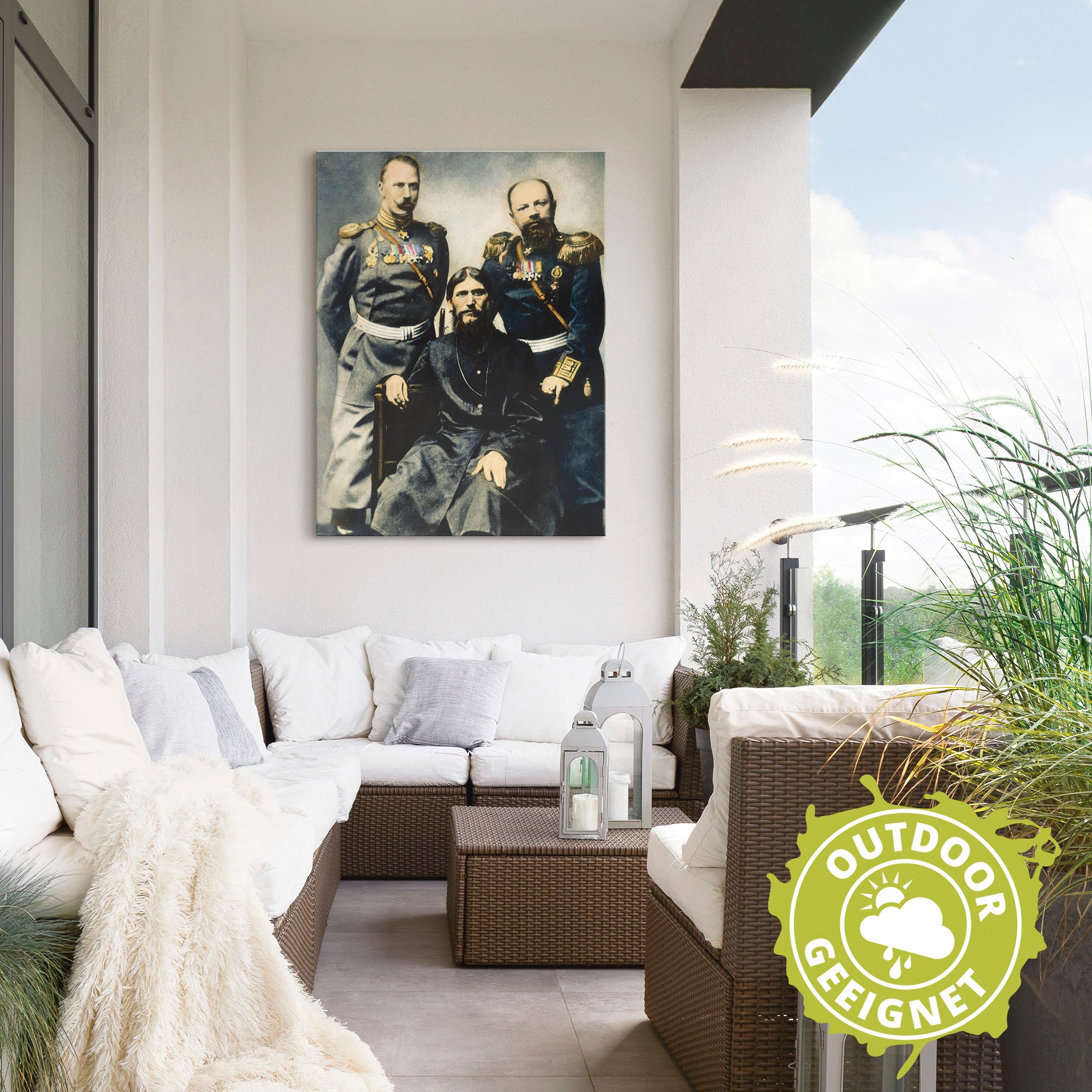 Artland Impression alu-dibond »Rasputin, Russischer Mönch« 1 cuis tlg. für Innen- und Aussenbereich geeignet, Outdoorbild