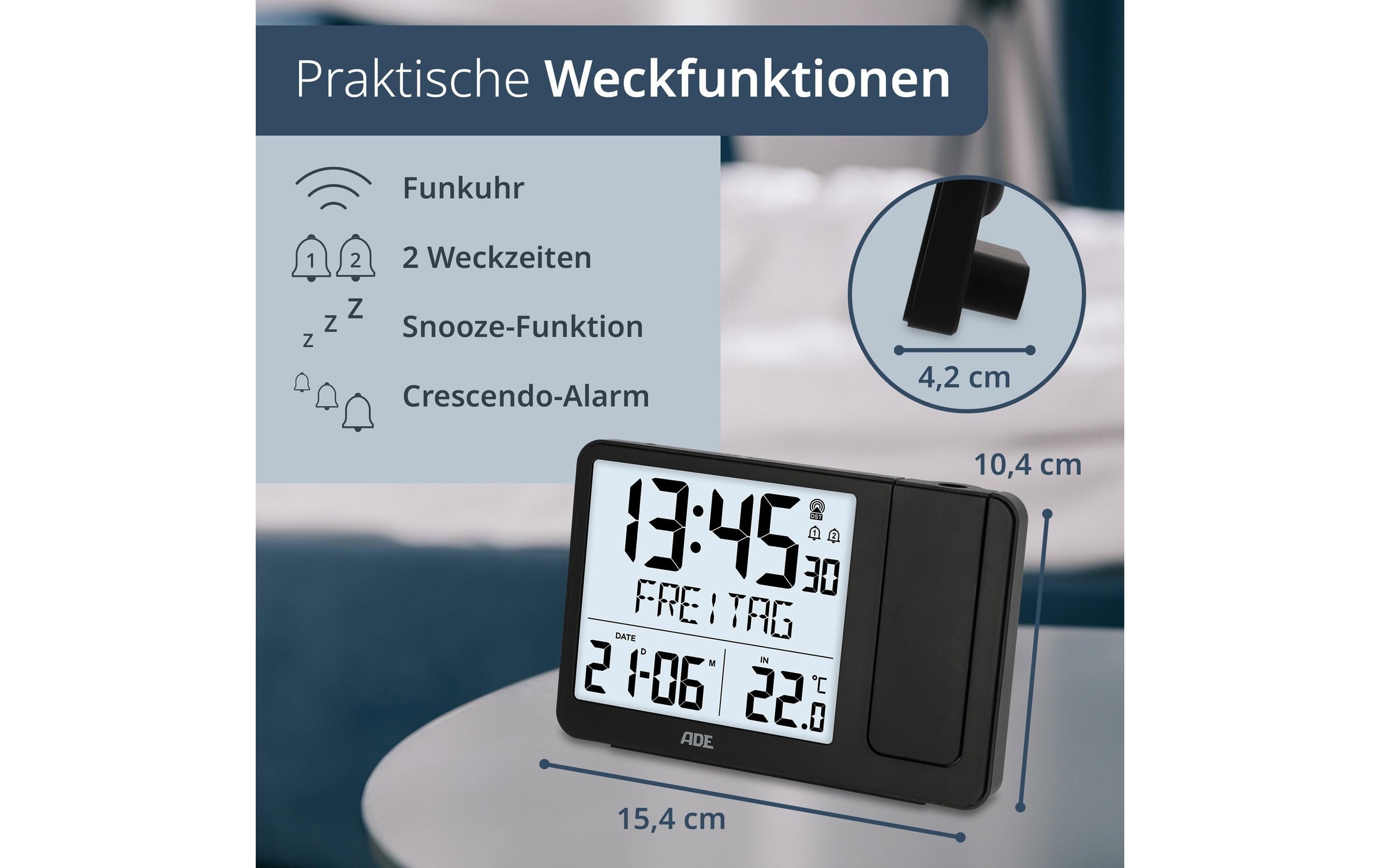 ADE Horloge de table