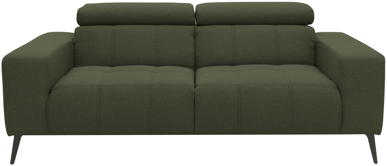 DOMO collection 2-places »Trento, mit Kufenfuss oder Einzelfuss« wahlweise mit Kopfteilverstellung und in zwei  Grössen erhältlich