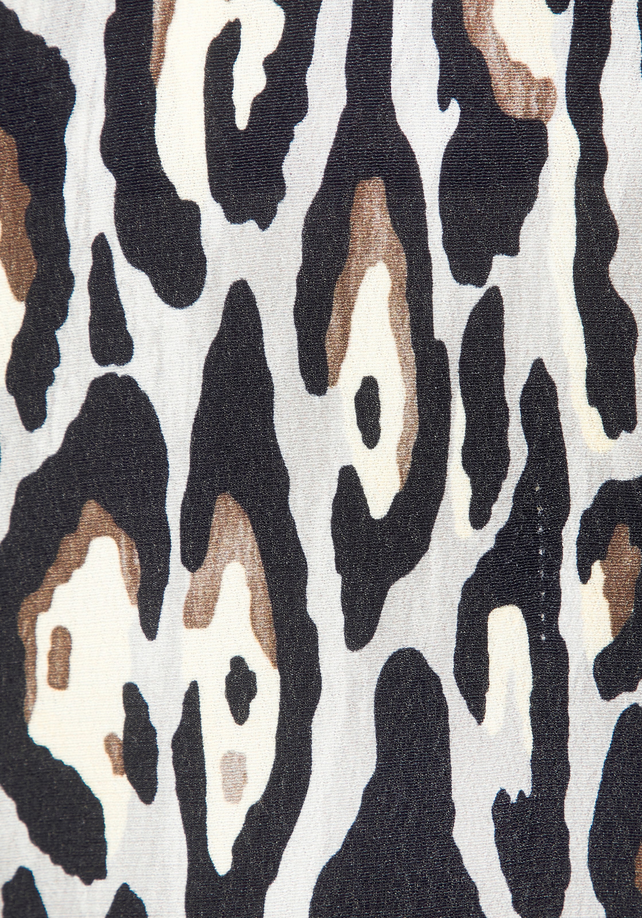 LASCANA Jupe midi mit Alloverdruck, Sommerrock aus Webware