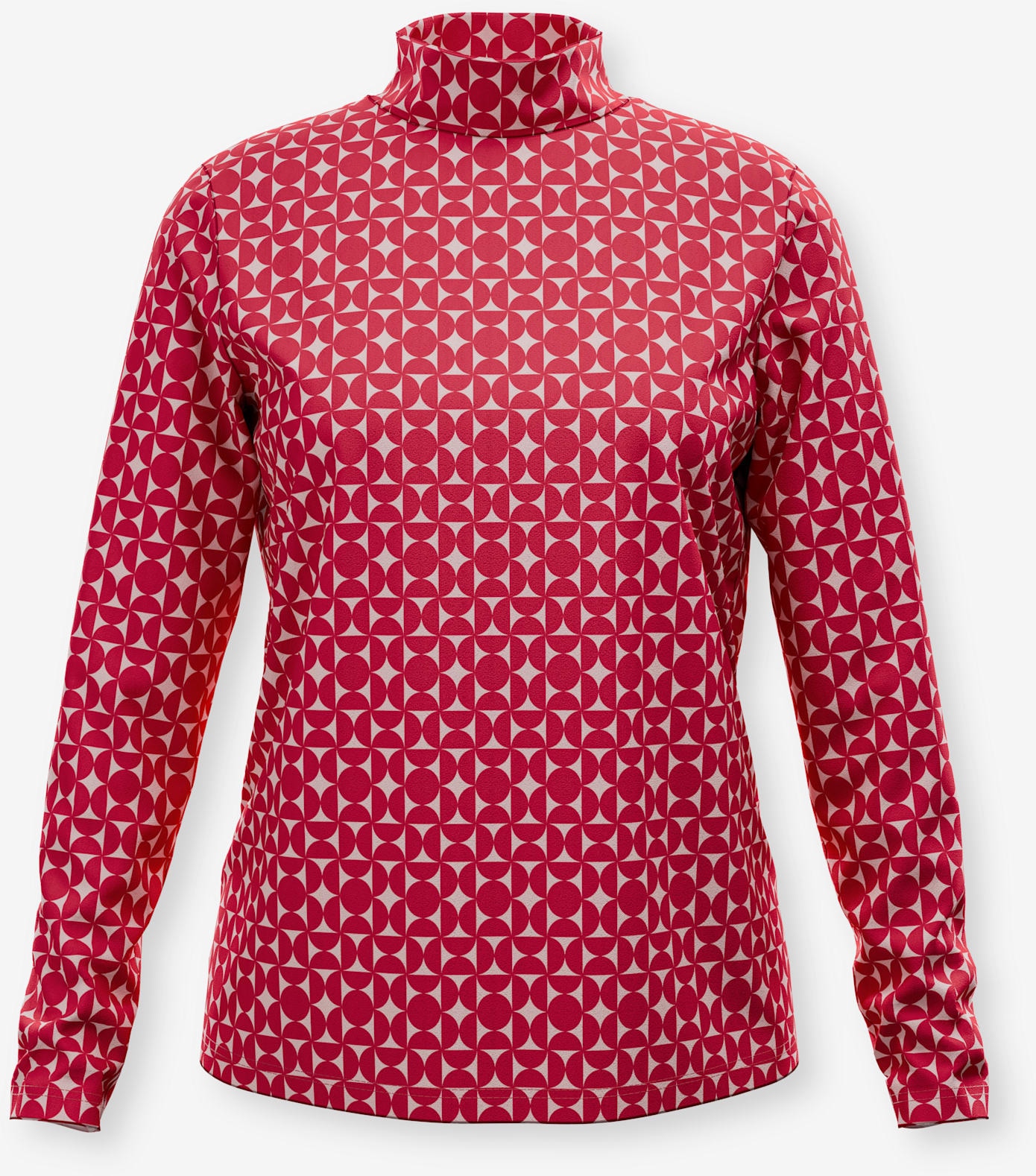 Classic Basics T-shirt à col montant »Langarm-Shirt« 1