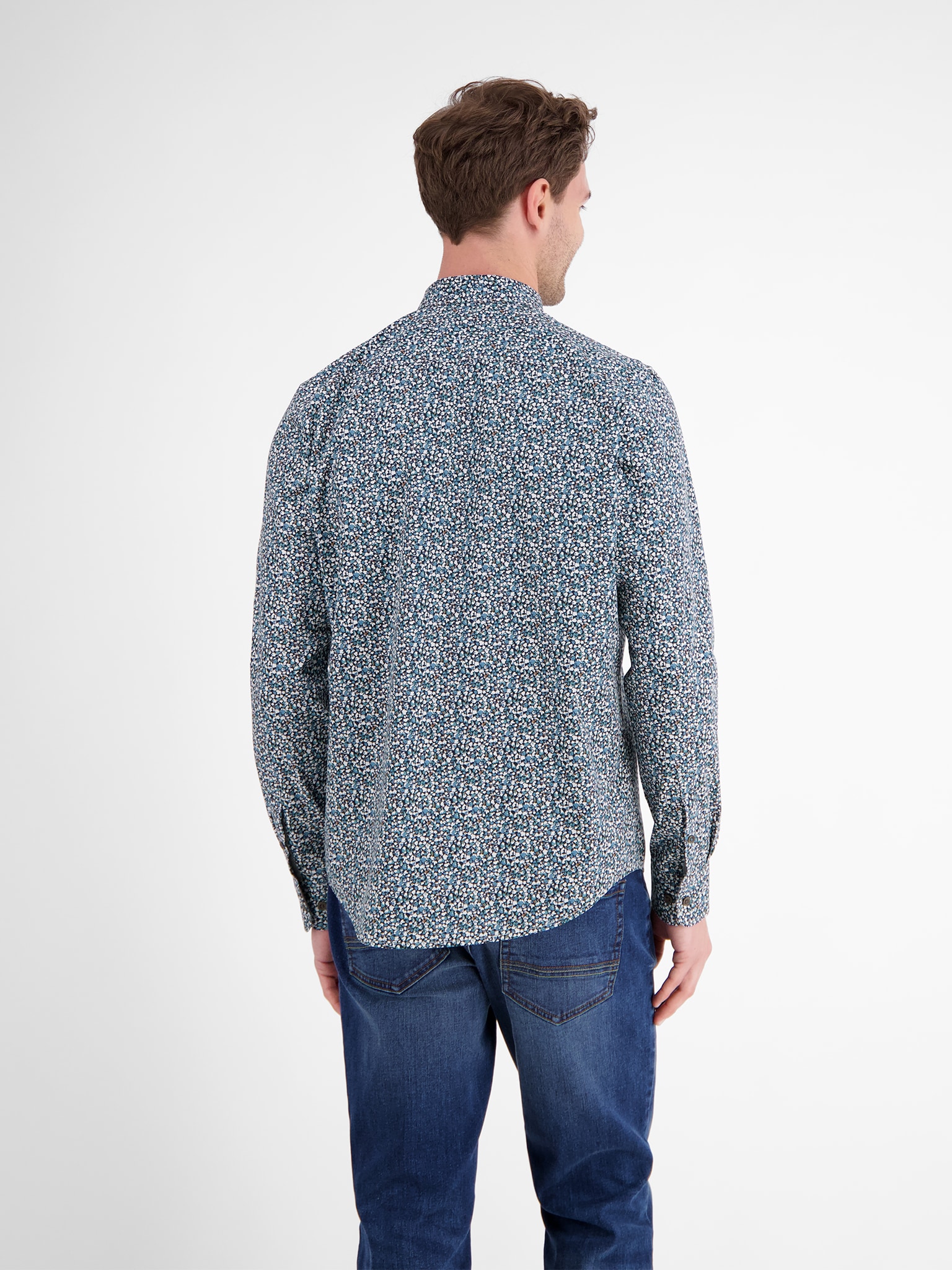 LERROS Chemise à manches longues mit All-Over Print