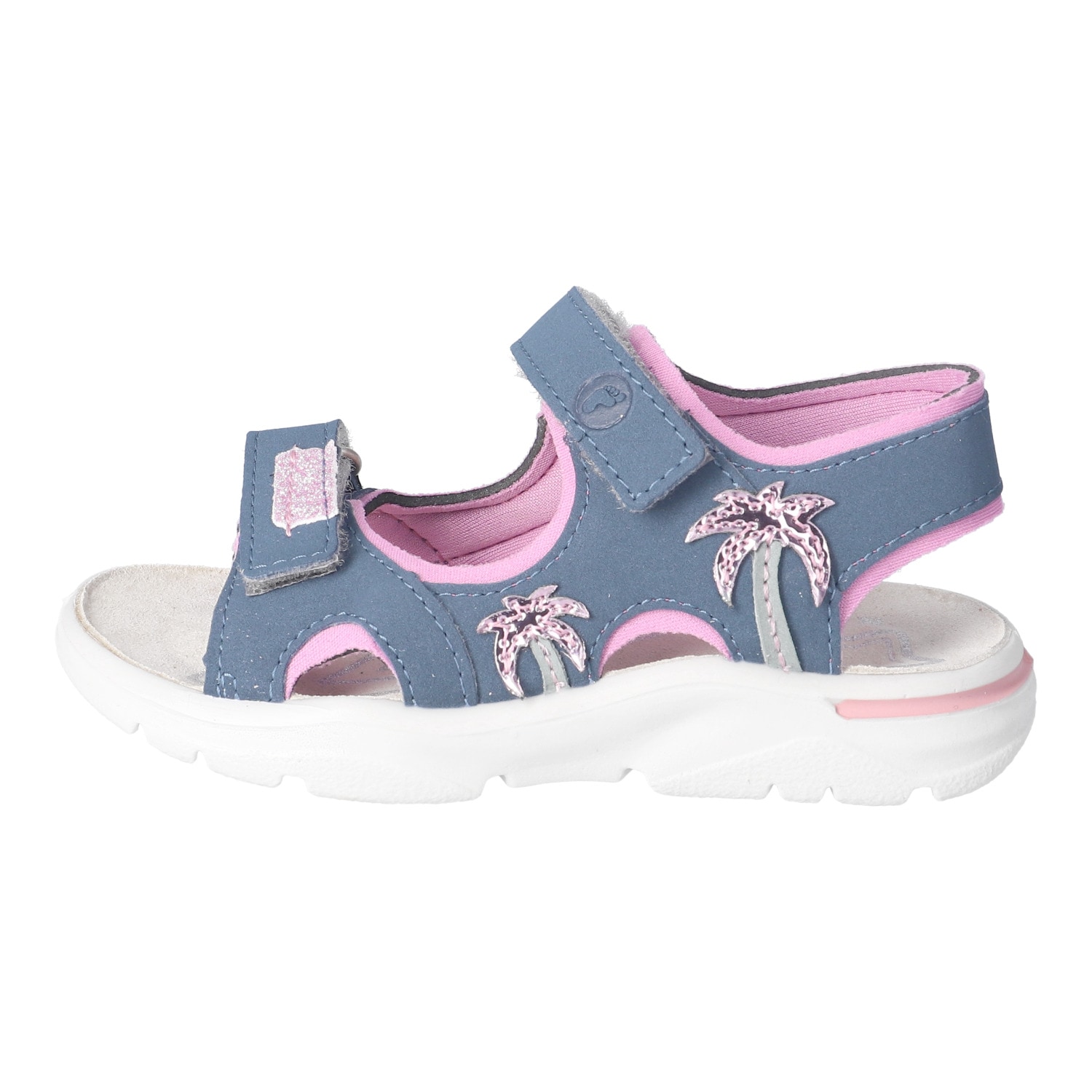 Ricosta Sandale »Carmi«  Klettschuh mit Glitzer, mit WMS, Grössenschablone zum Download