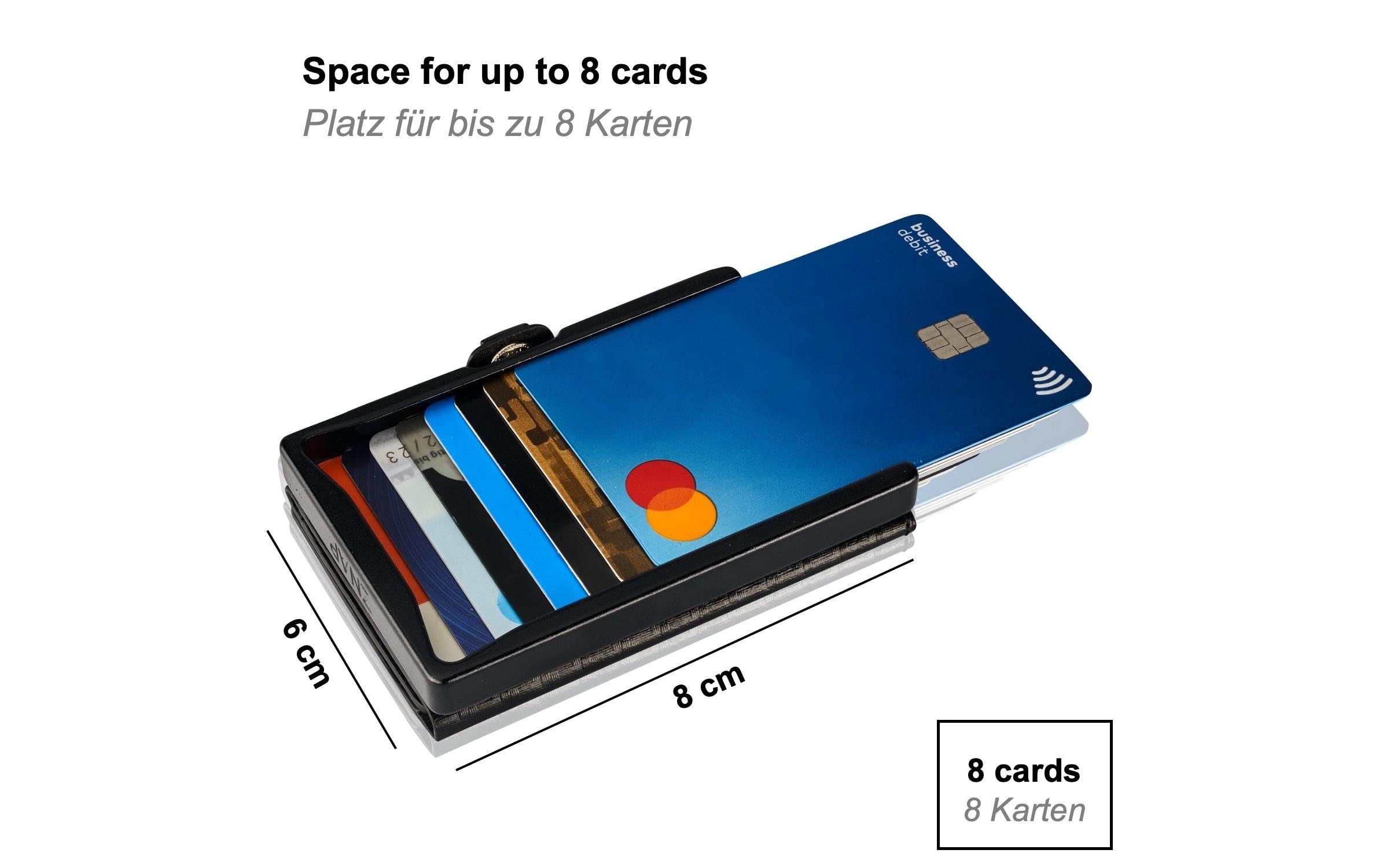   Porte-monnaie »ZNAP Slim Wallet Kork Brown, 8er«