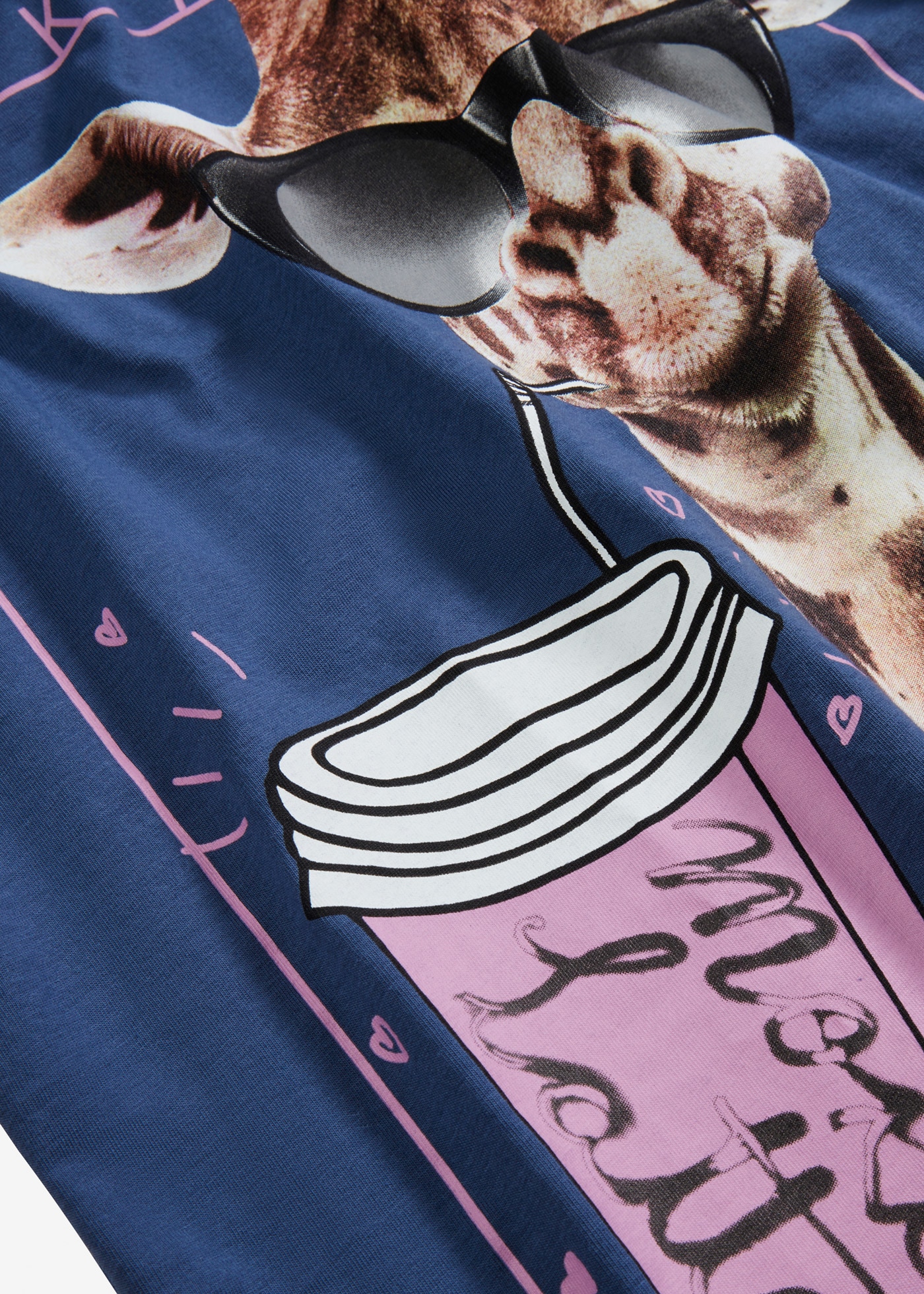 bonprix T-shirt lockere Passform, Kurzarm, mit Frontdruck, aus reiner Baumwolle