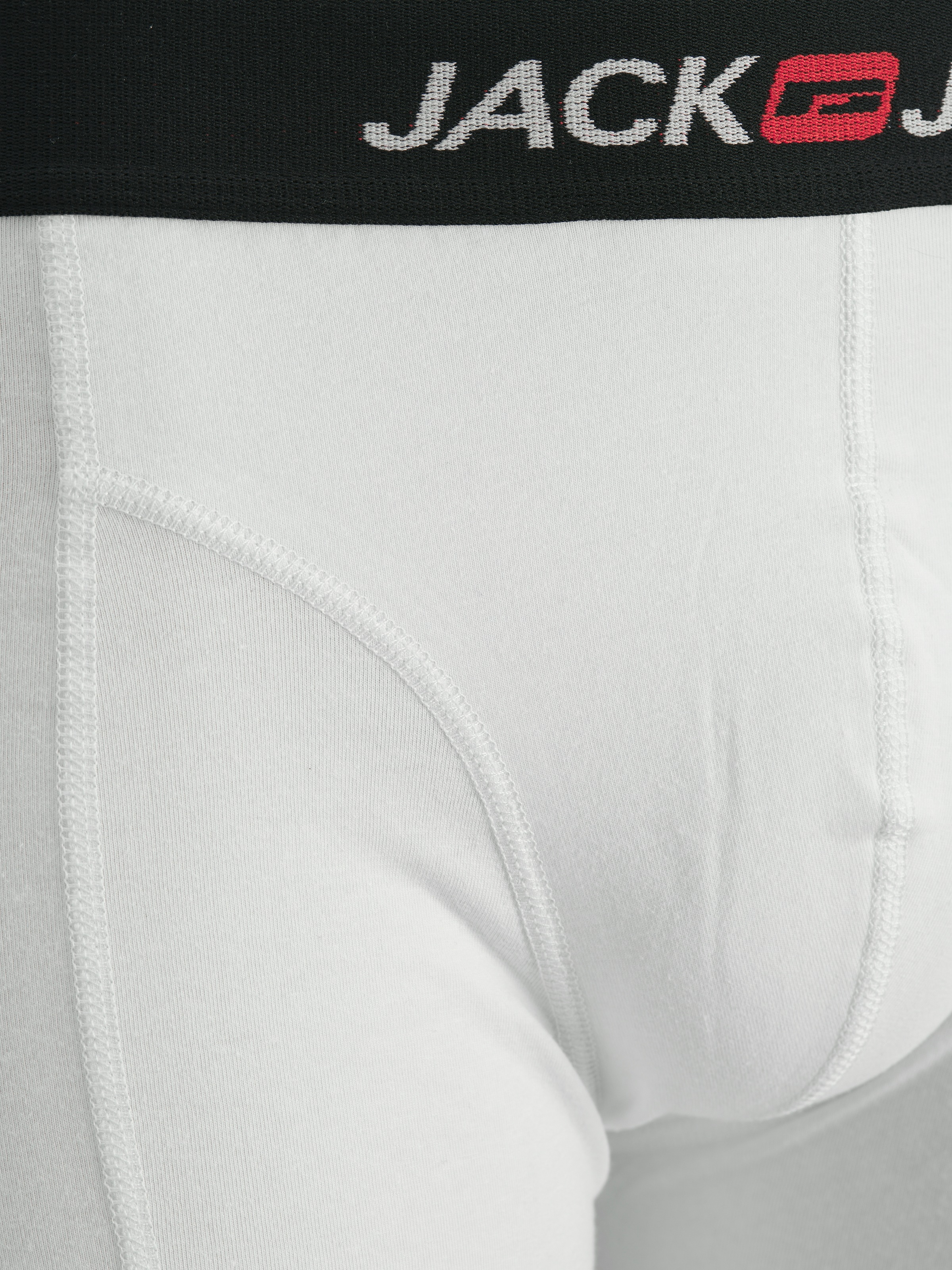 Jack & Jones Tronc »JACOLD – Boxershorts mit farbigem Bund im 6er-Pack« Packung, 6 cuis Druck, modisch, regular fit, Jersey