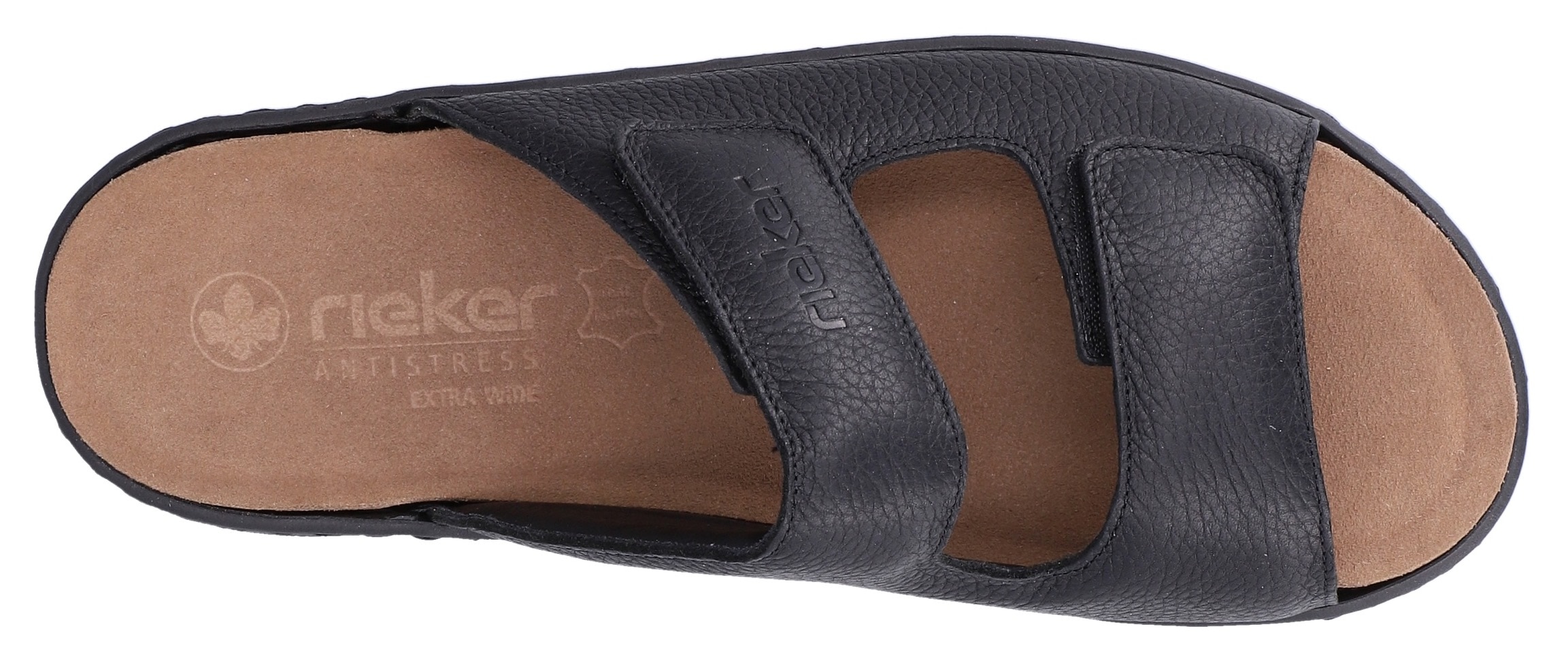 Rieker Pantolette  chaussure d'été, chausson avec fermetures velcro