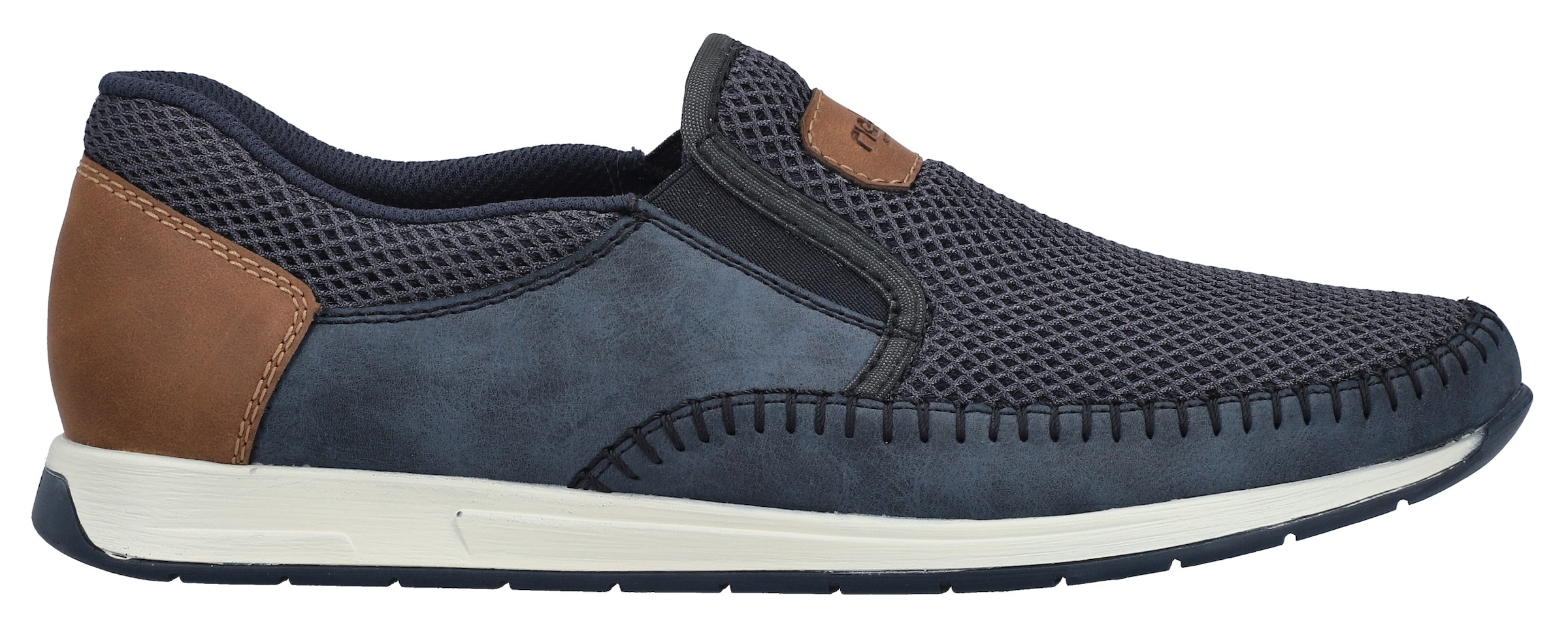Rieker Slipper  Sneaker slip-on, chaussure à enfiler avec inserts stretch