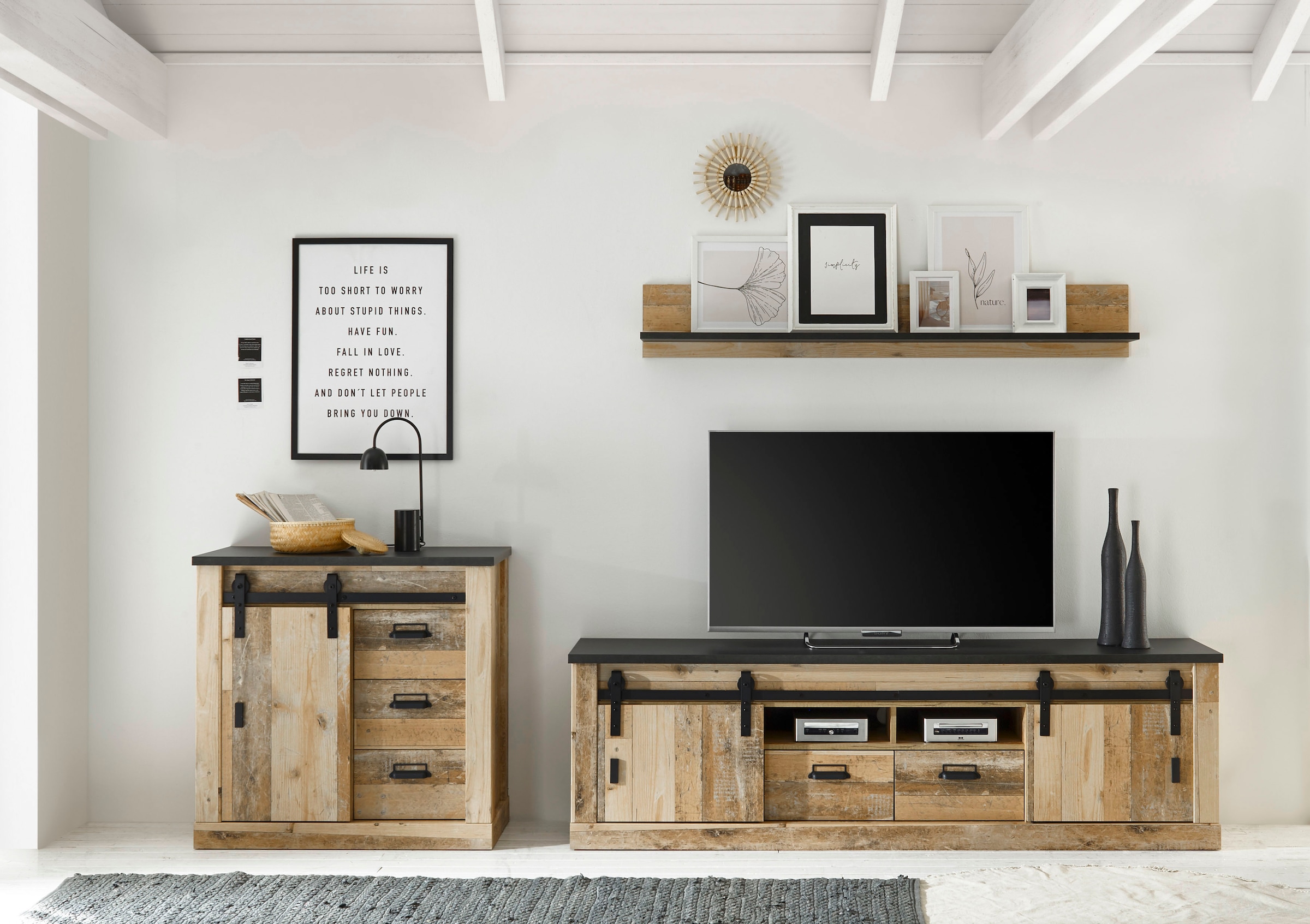 Home affaire Wohnwand »SHERWOOD« 3 Stk. tlg.