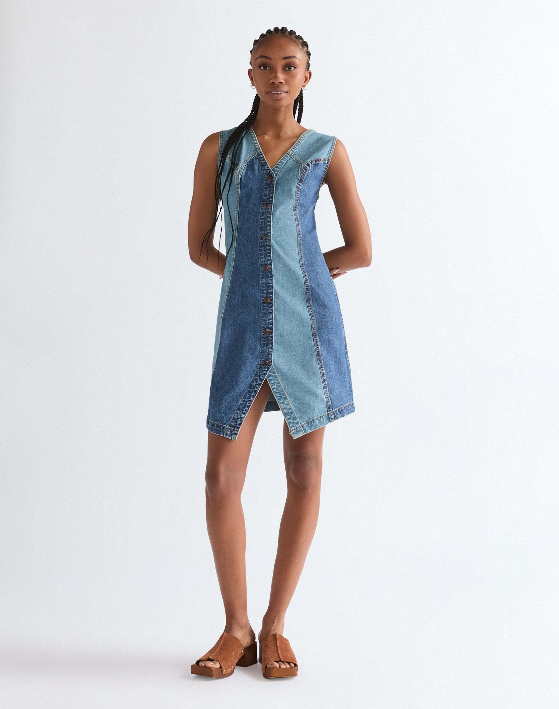 Wrangler Jeanskleid »WRANGLER Jeanskleid Vest Dress«