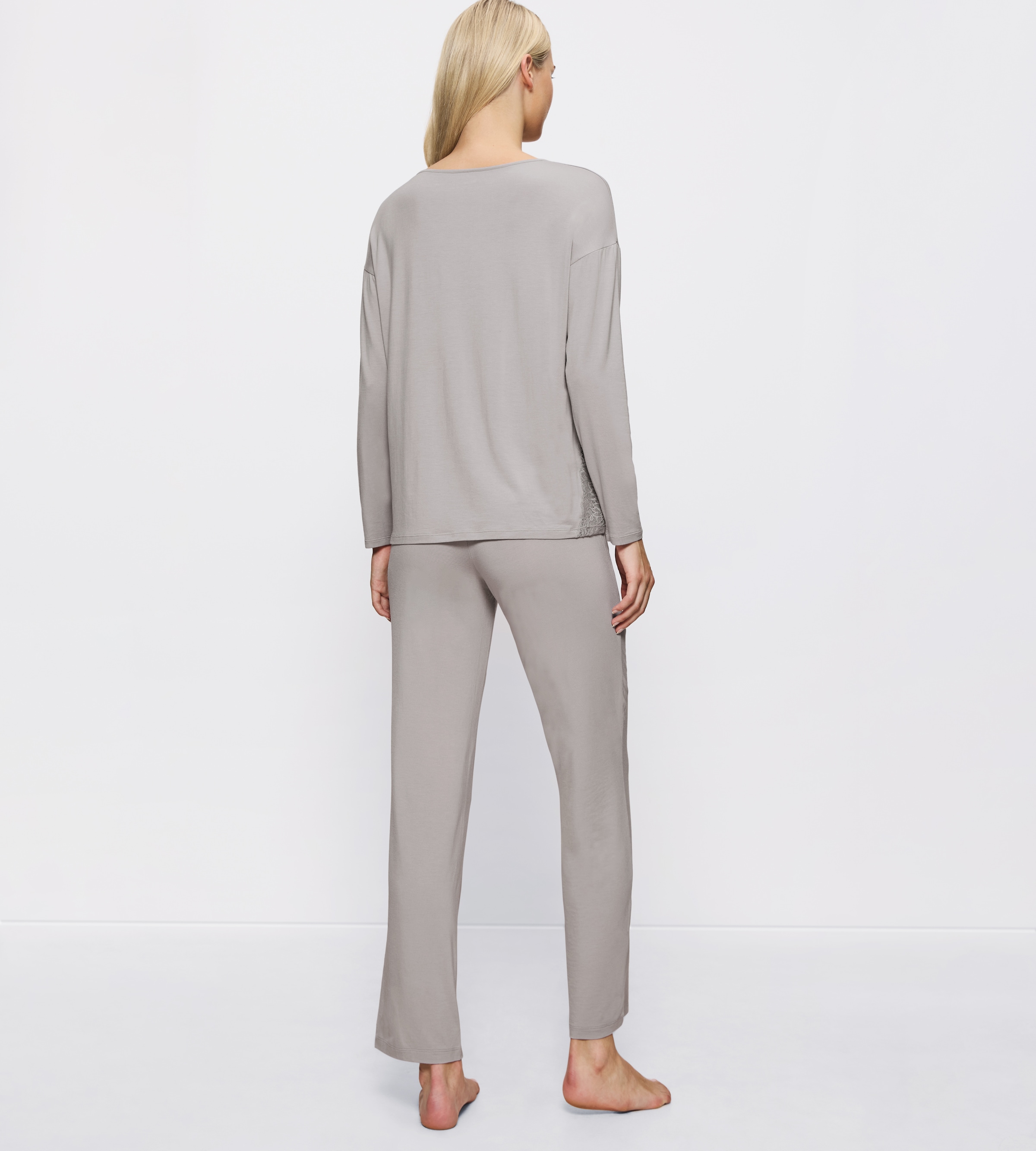 Triumph Pyjama »Timeless Sensuality PK LSL« 2 pièces atumgsaktiv und weich