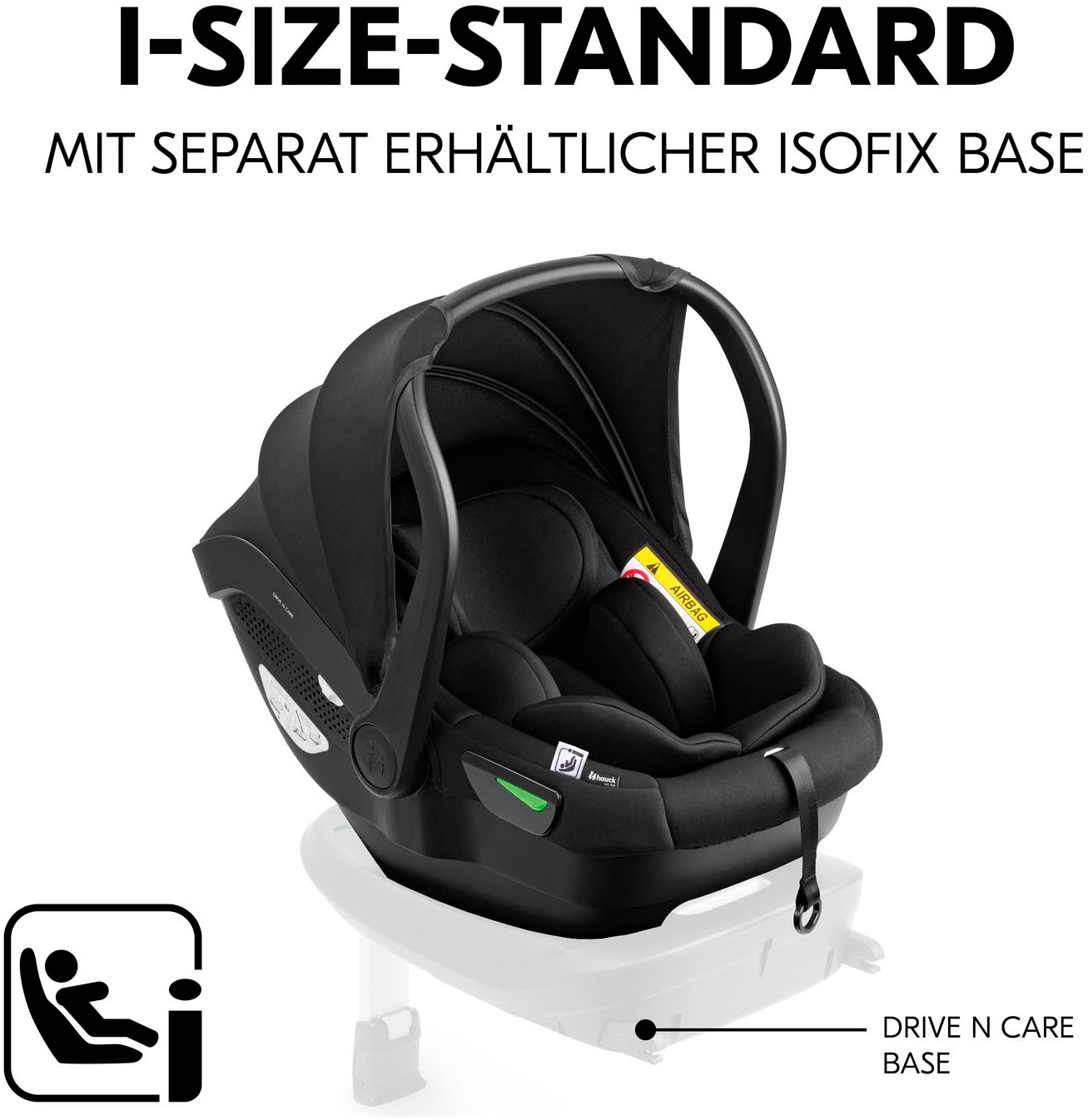 Hauck Poussette pour enfants »Shop N Care Trio Set« inkl. Babyschale, Babywanne und Adapter