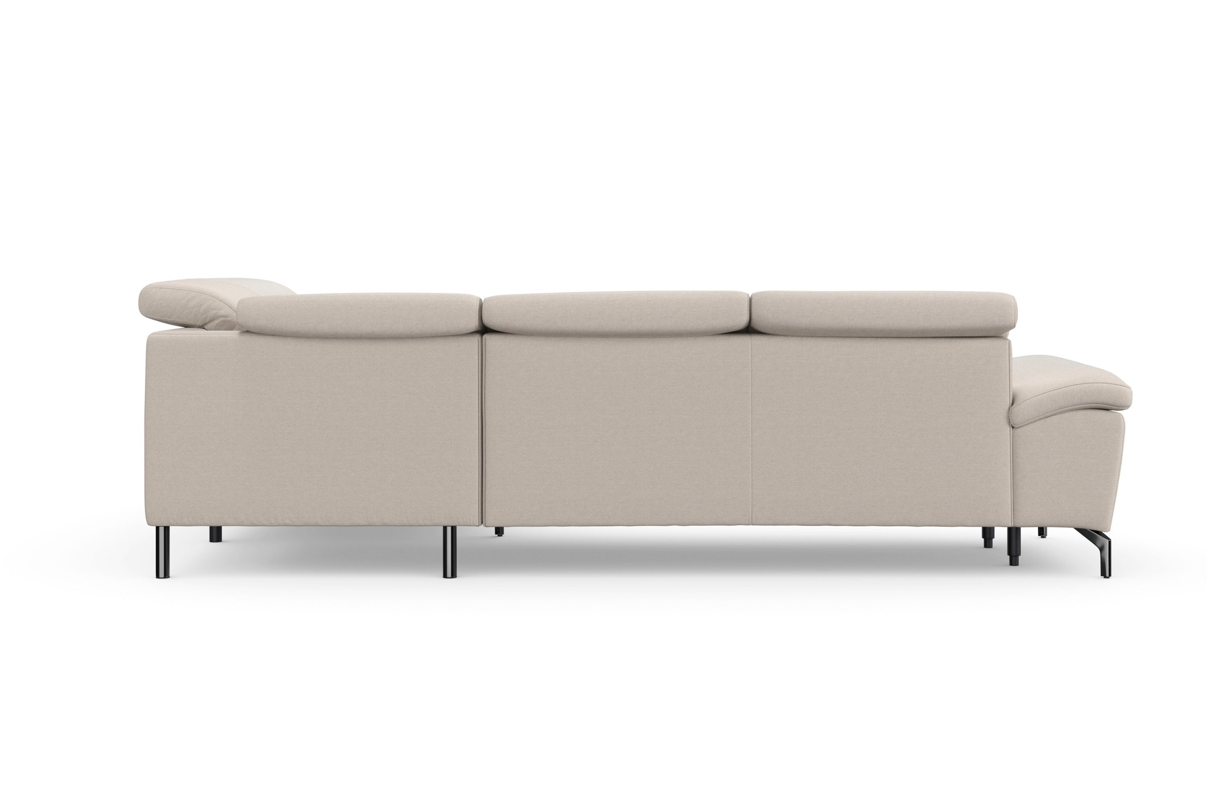 sit&more Ecksofa »Cool L-Form« wahlweise mit Kopfteilverstellung und Vorziehsitz motorisch