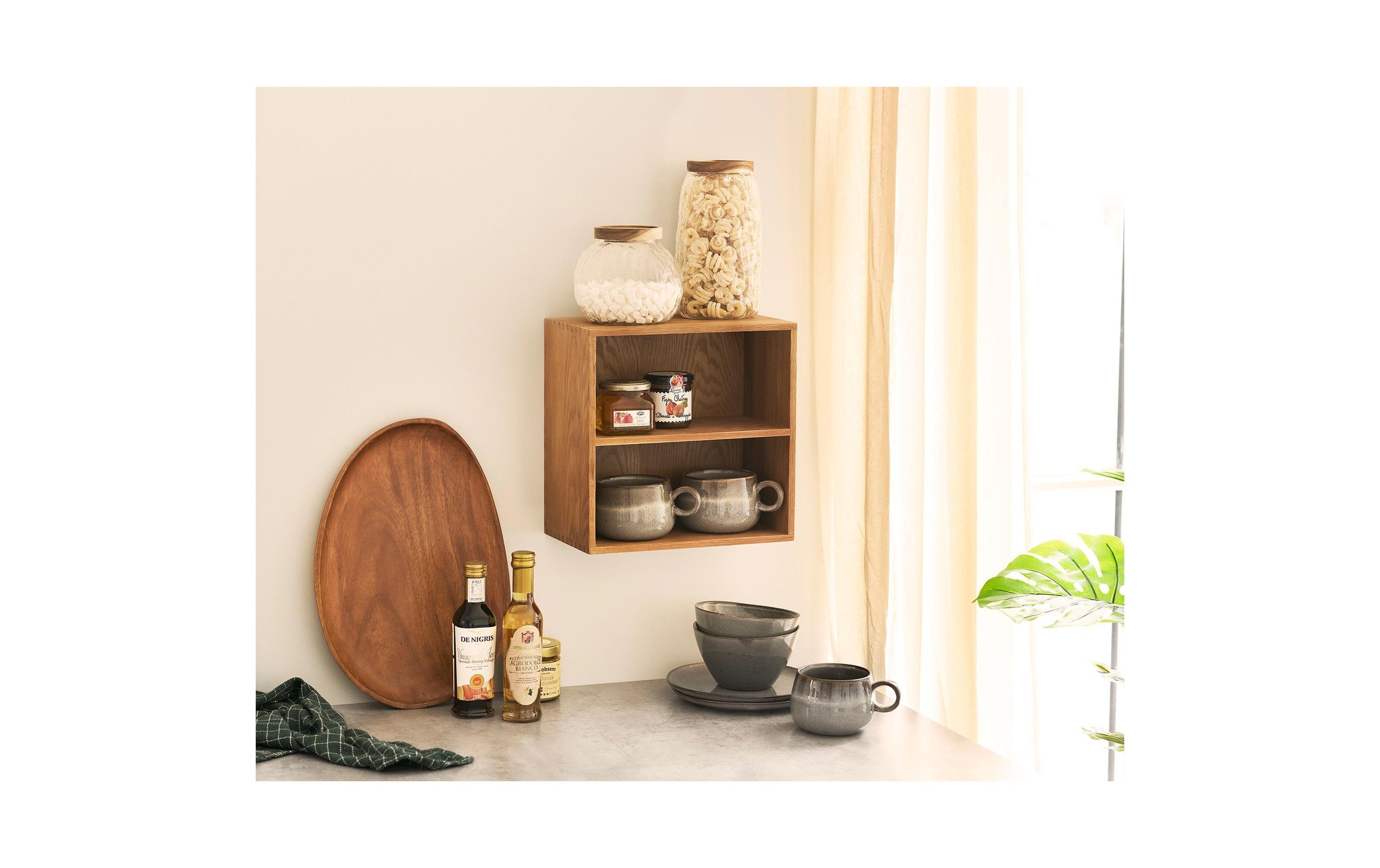 House Nordic Servierplatte »Tray 39.5 x 28 x 2,5 cm«