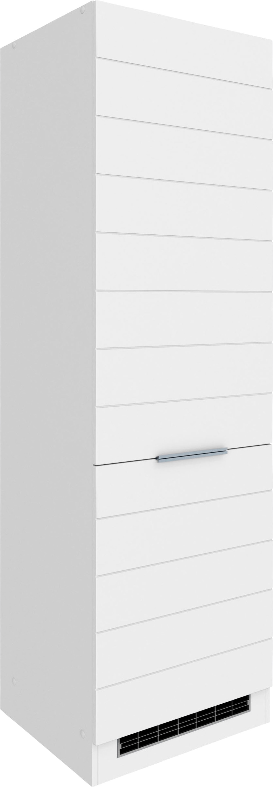 KOCHSTATION Armoire réfrigérée encastrable »KS-Luhe« 60 cm de large, façades MDF de haute qualité avec lisse horizontale