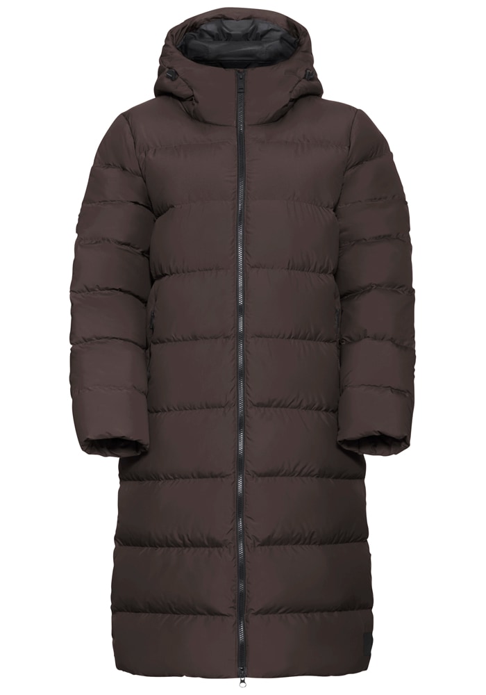 Jack Wolfskin Manteau en duvet »FROZEN PALACE COAT W RDS« mit Entendaunen- und Federfüllung, mit individuell anpassbarer Kapuze