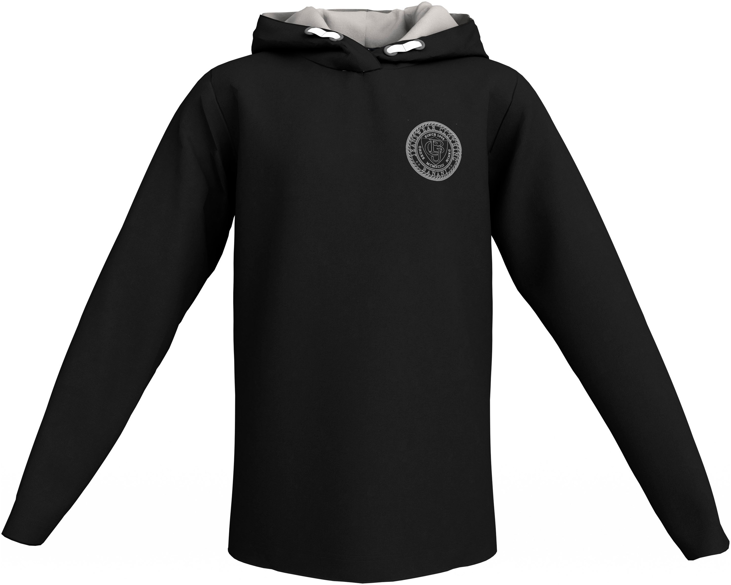 Bruno Banani T-shirt à capuche »Shirt mit RÜCKENPRINT für Jungen« Für TEENS. Cooles Logoshirt