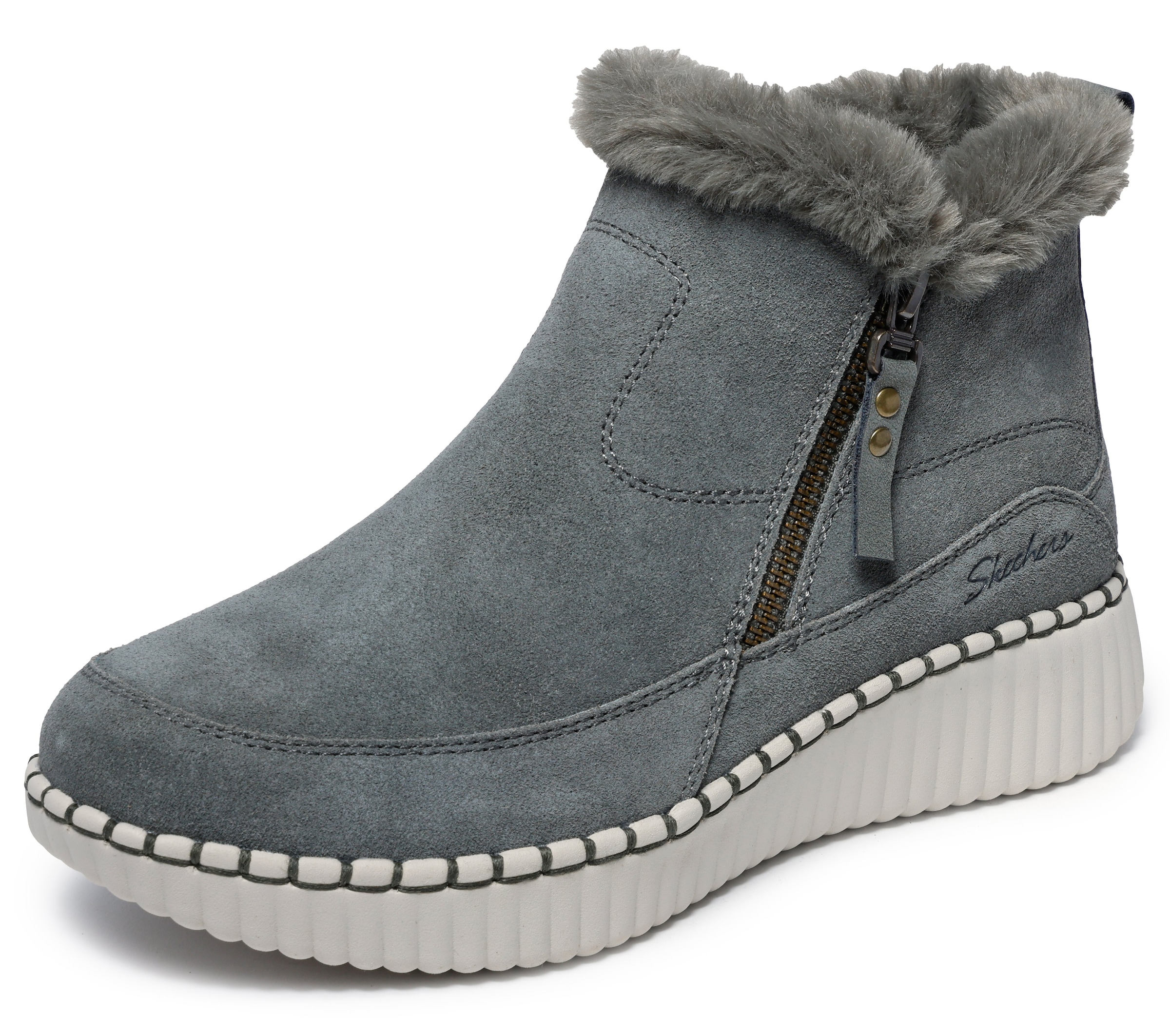 Skechers Bottes d'hiver »WILSHIRE BLVD-FRESH ZIP«  bottes avec fermeture éclair