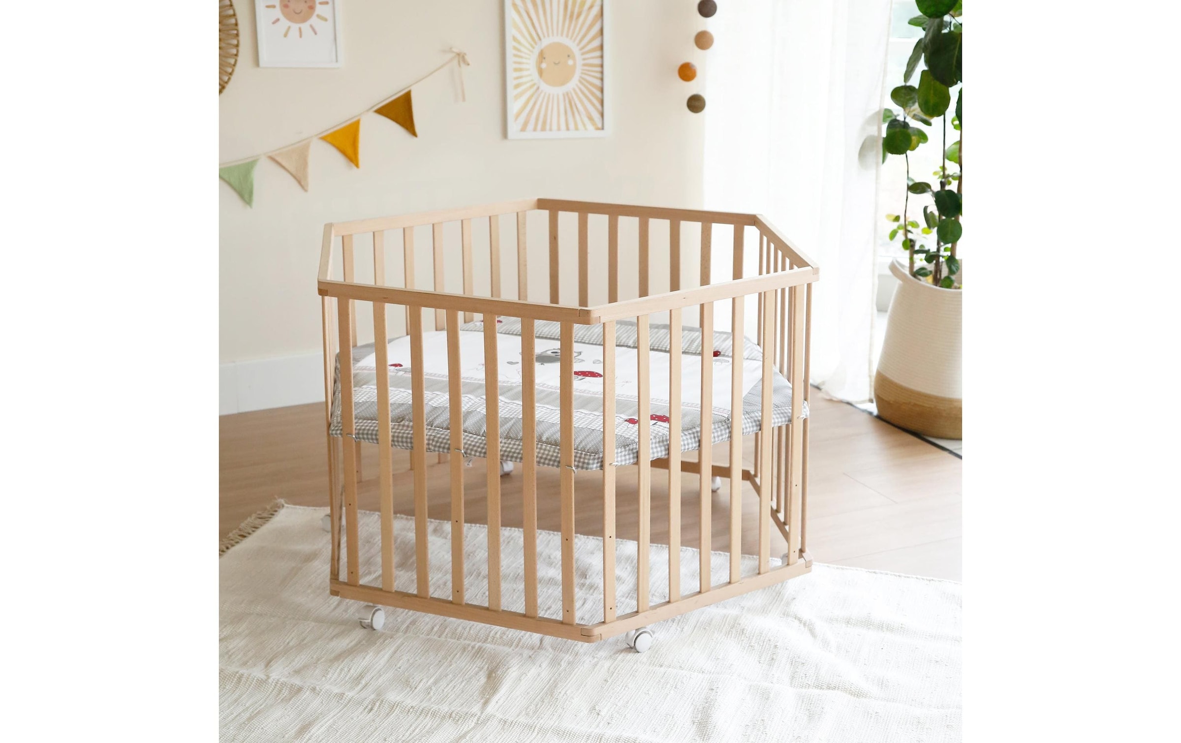 roba® Parc pour bébé »Adam und Eule«