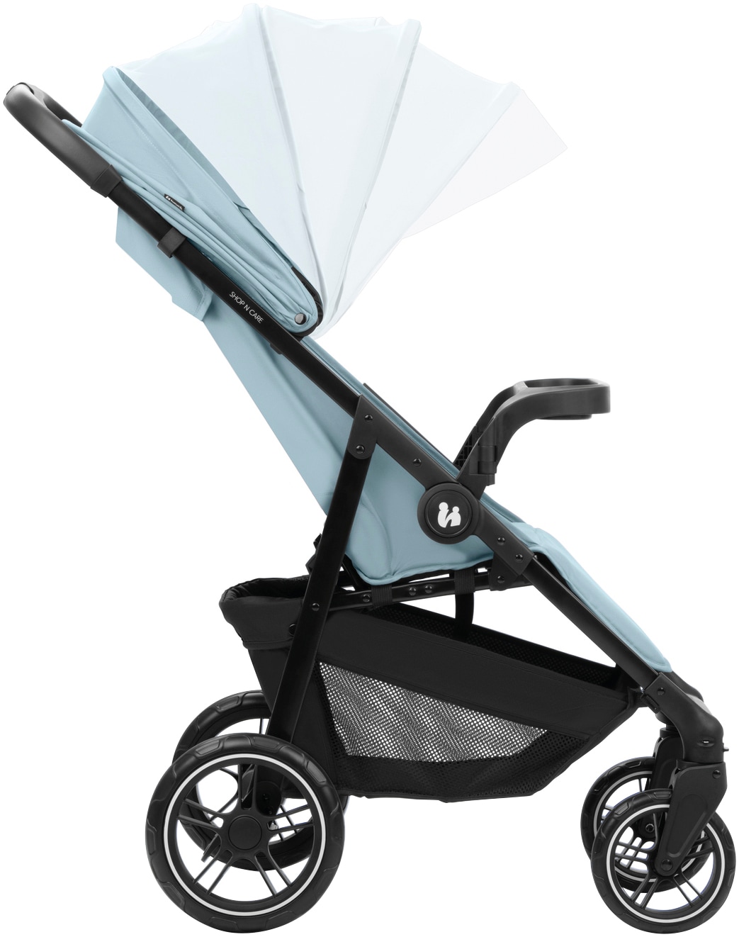 Hauck Poussette pour enfants »Shop N Care, Dusty Blue« 22 kilos bis 22 kg belastbar; kompatibel mit Babyschale