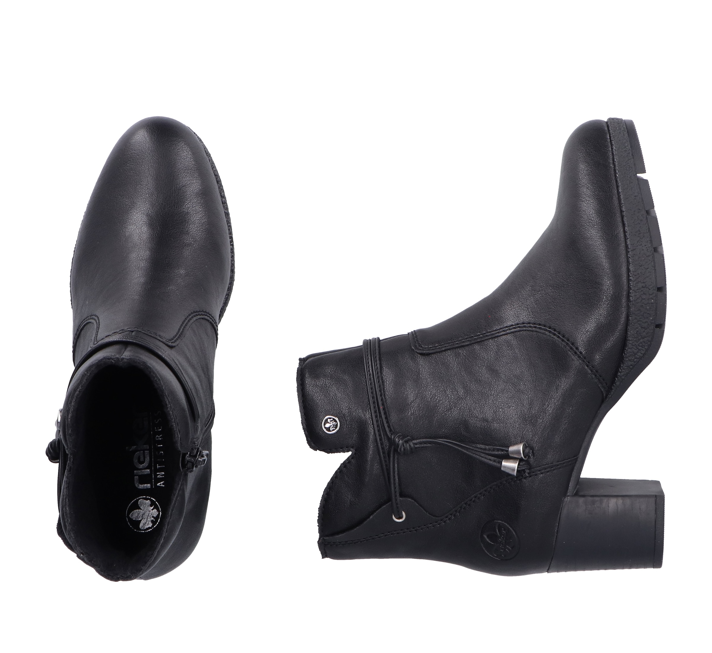 Rieker Bottines  Businessstiefelette, Blockabsatz, Boots in schmler Form