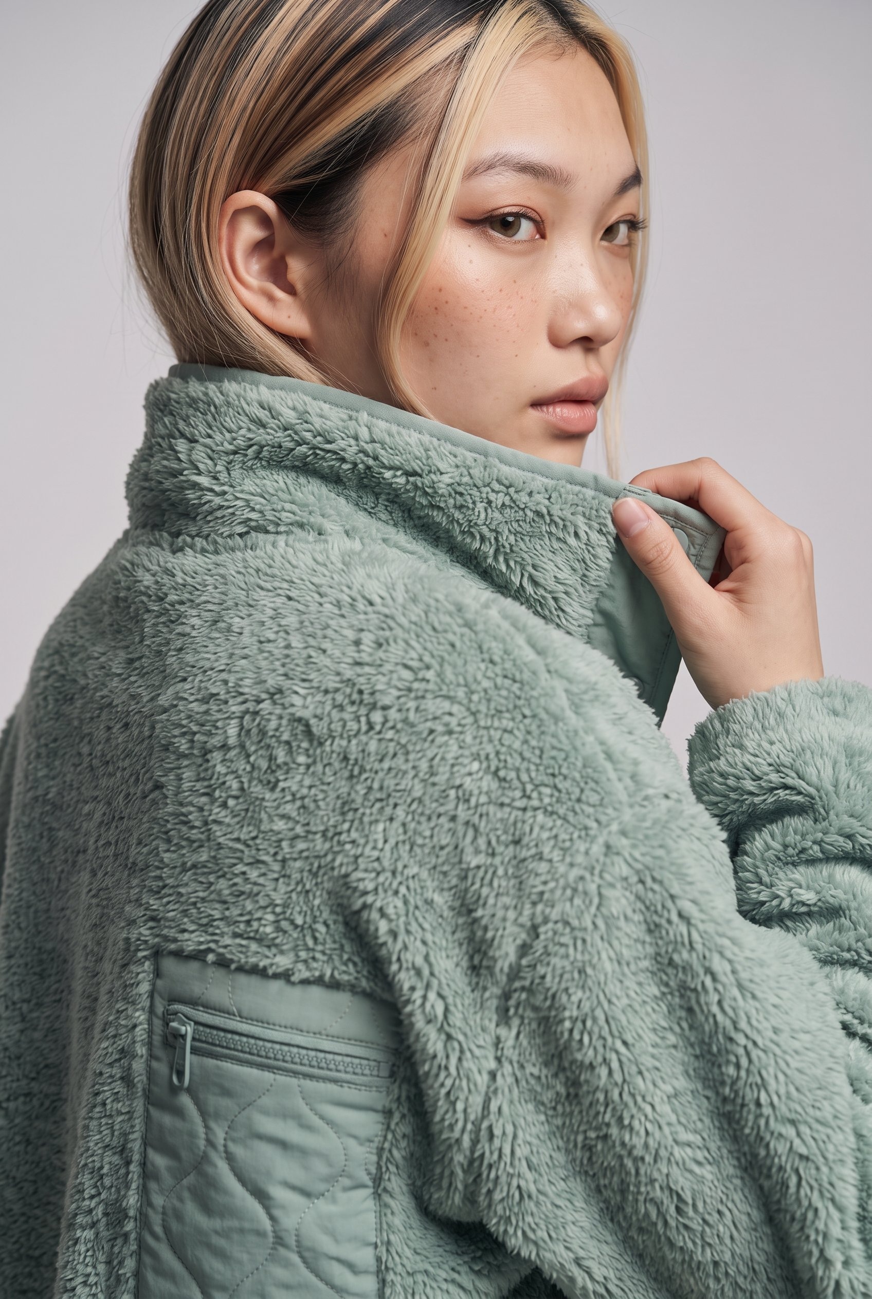 ONLY Veste en peluche »ONLCONTACT LIFE OVERSIZED CC OTW« sans capuche fibre synthétique