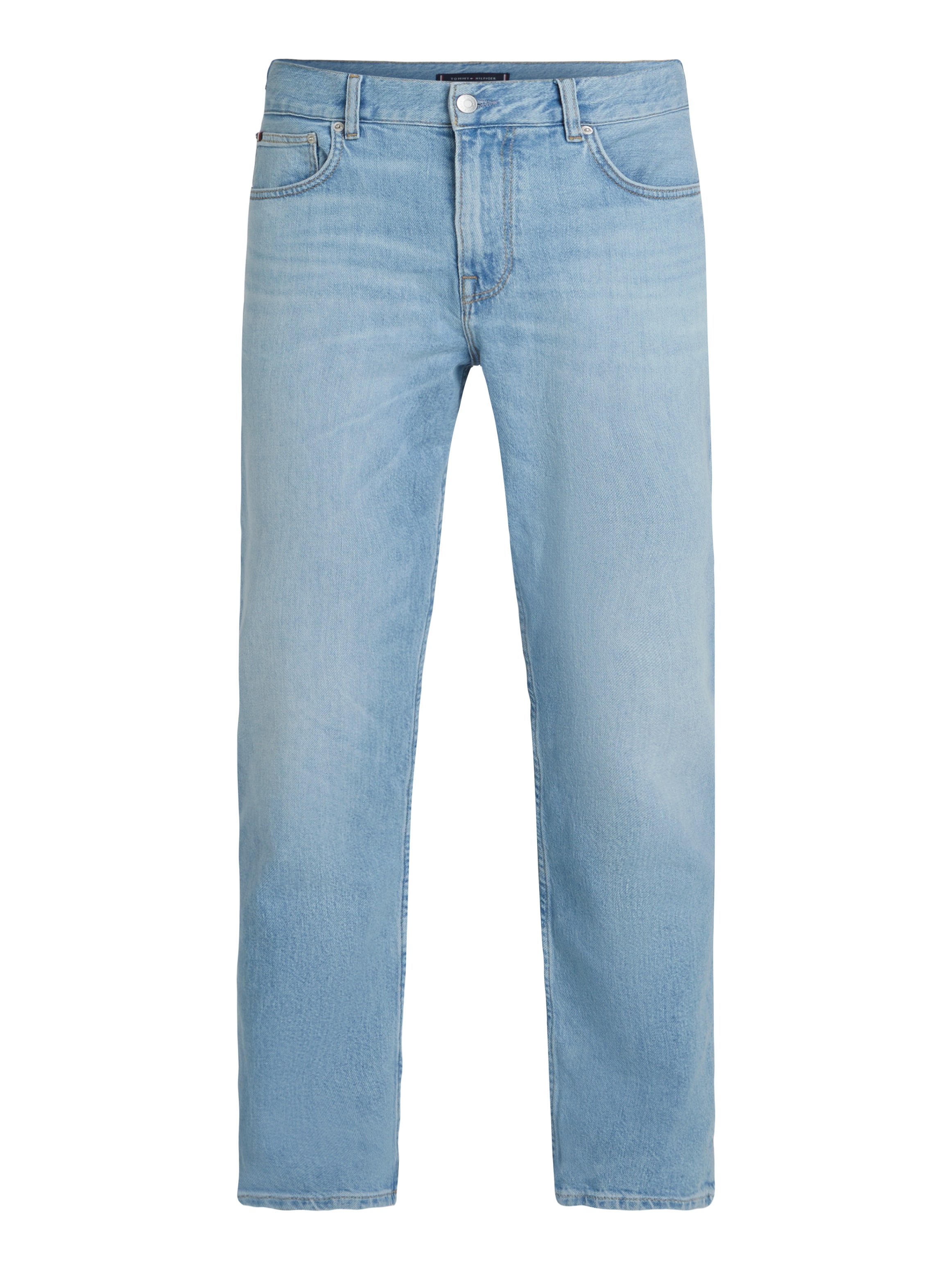 Tommy Hilfiger Jeans droit »STRAIGHT DENTON STR MESA BLUE« in hellblauer Waschung