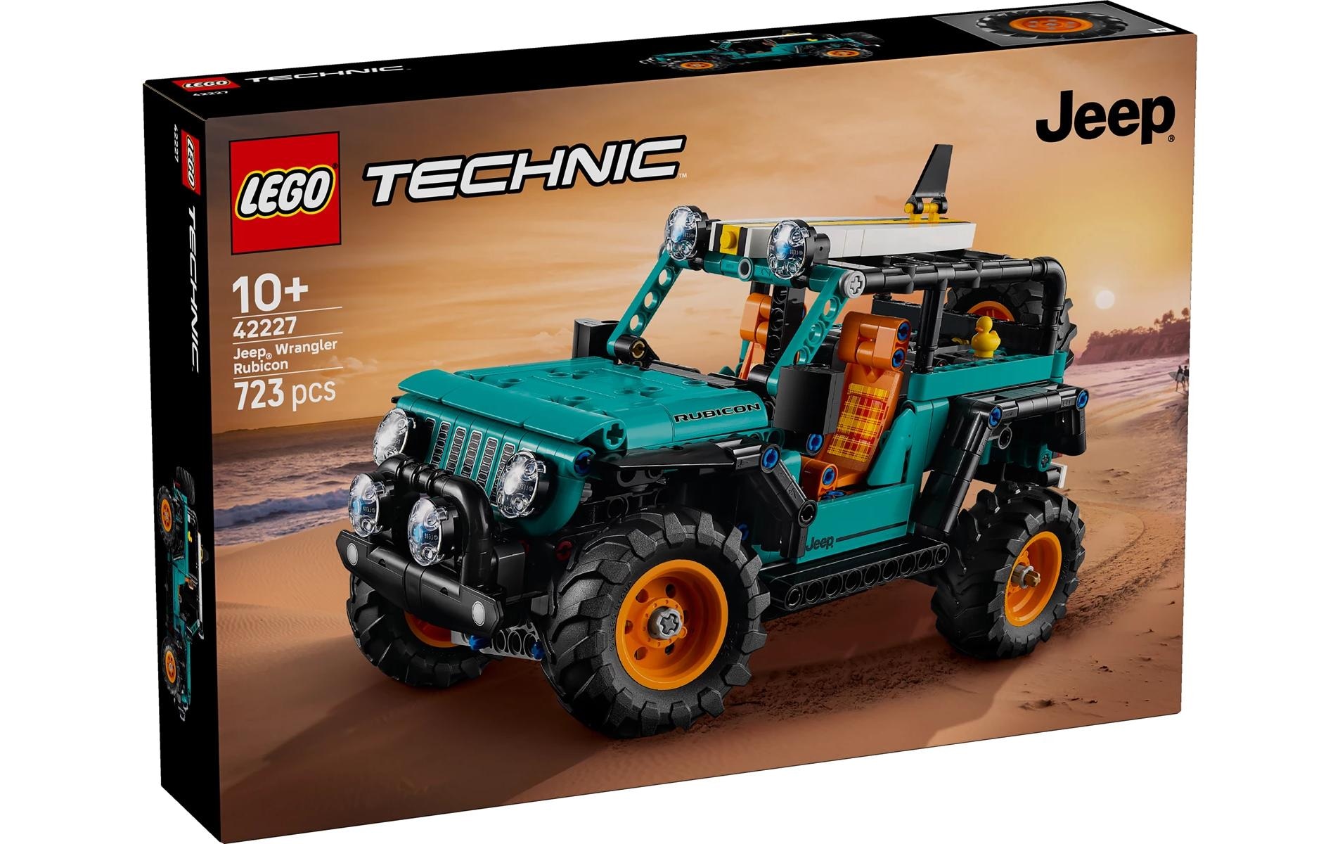 LEGO® Konstruktionsspielsteine »Jeep Wrangler Rubicon Geländewagen (42227), LEGO Technic«