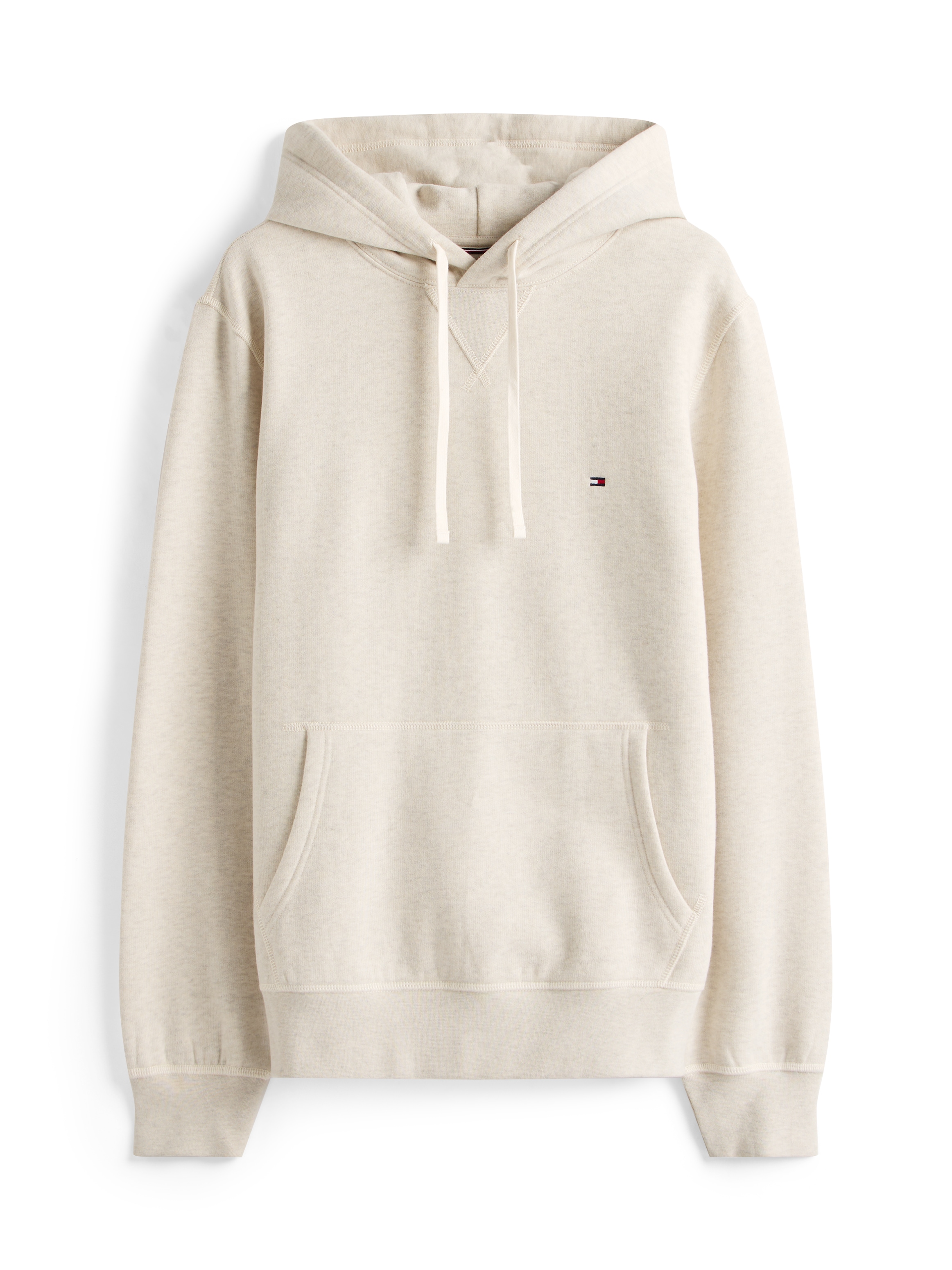 Tommy Hilfiger Hoodie »ESS SEASONAL FLEECE HOODY mit Kapuze und Kängurutasche«, unifarben, casual, regular fit, Baumwollmix, Kapuze
