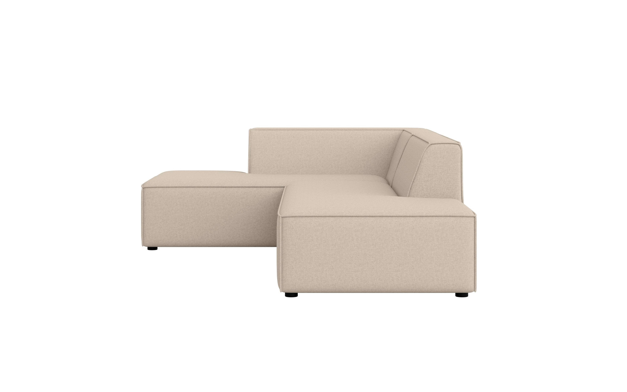 INOSIGN Canapé d'angle »Ecksofa Cavan mit Ottomane links oder rechts bestellbar« L-Form mit Wellenunterfederung, Masse B/T/H: 270/180/72 cm