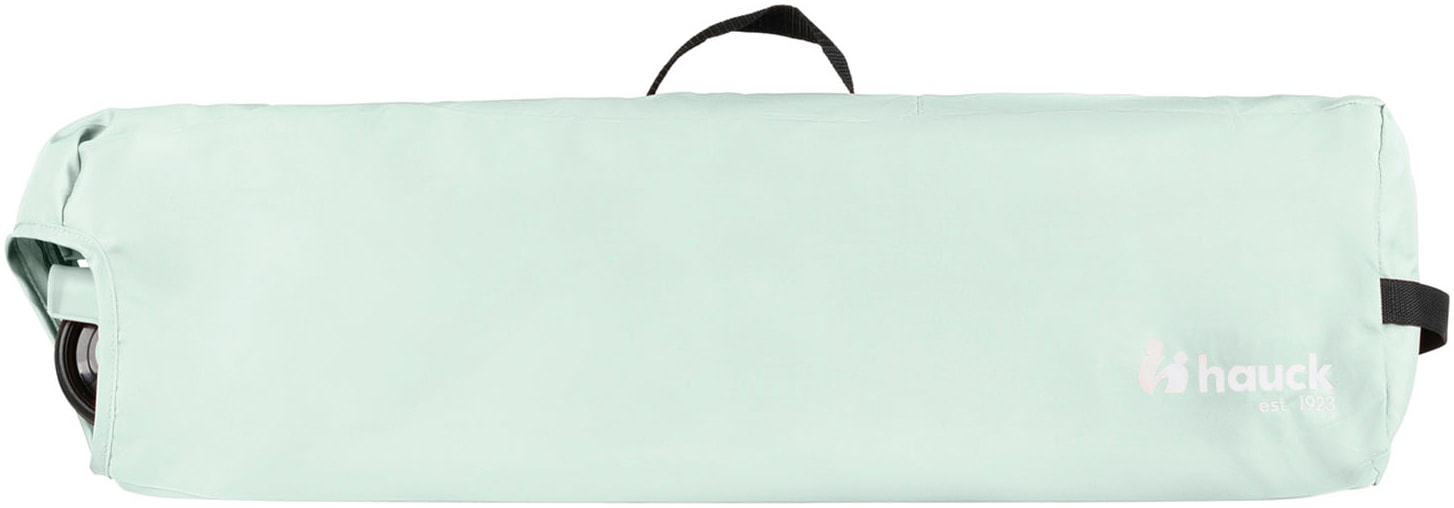 Hauck Baby-Reisebett »Sleep N Play Go Plus, Dusty Mint« mit integrierten Rädern; Vorderausstieg