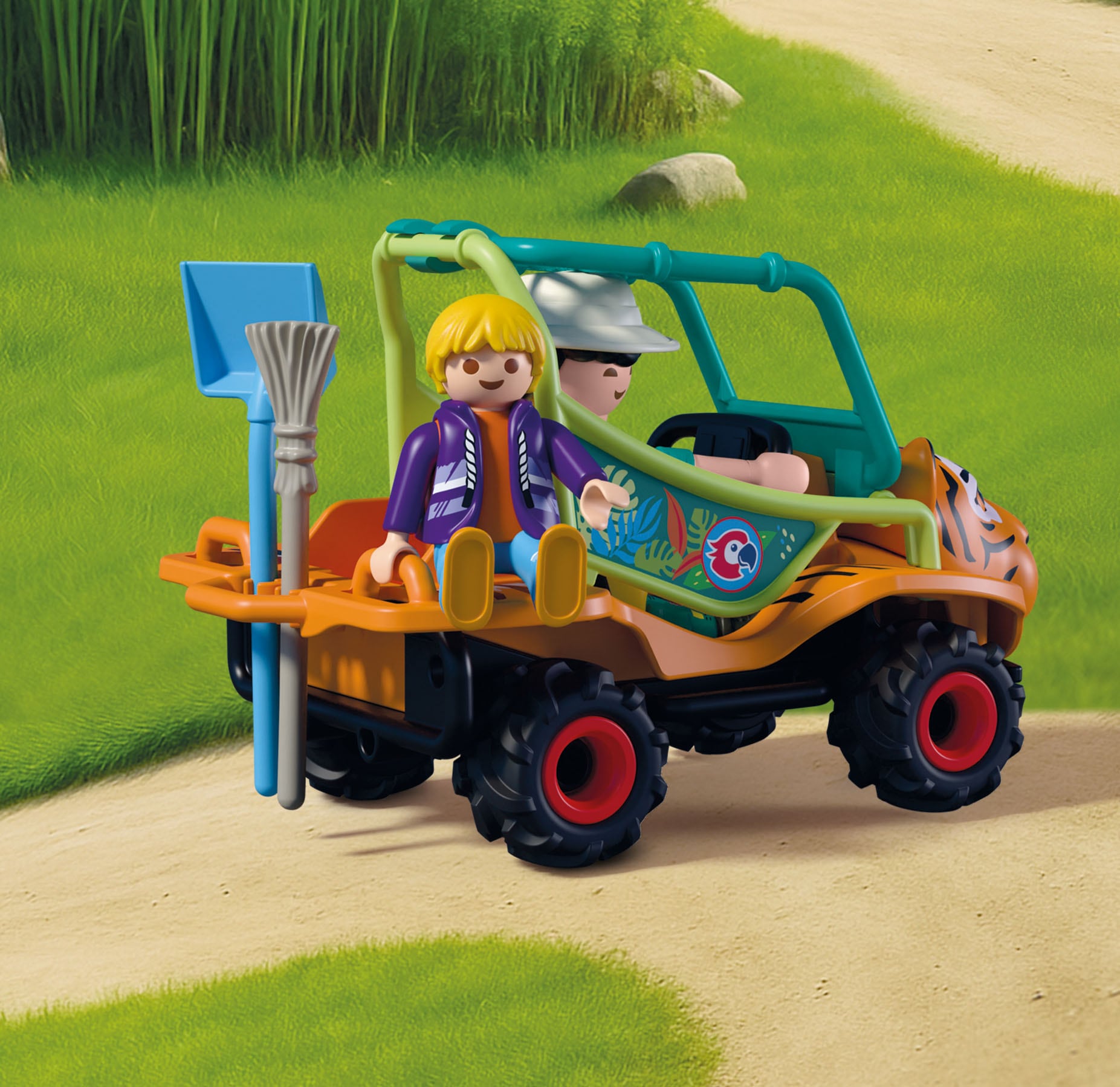 Playmobil® Jeu de construction »Zoo: Tierpflegermobil (72072), Animals & Friends« Made in Europe