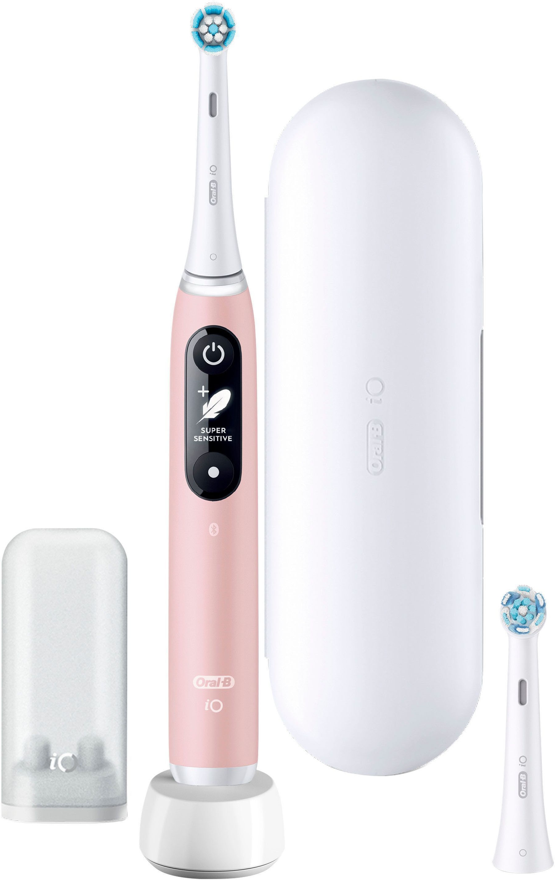 Oral-B Brosse à dents électrique »iO Series 6 N« 2 cuis Aufsteckbürsten technologie magnétique, écran et étui de voyage