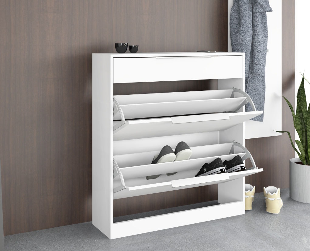 borchardt Möbel Garderoben-Set »Oliva, Schuhschrank, Spiegel, Garderobenpaneel« 3 Stk. tlg.