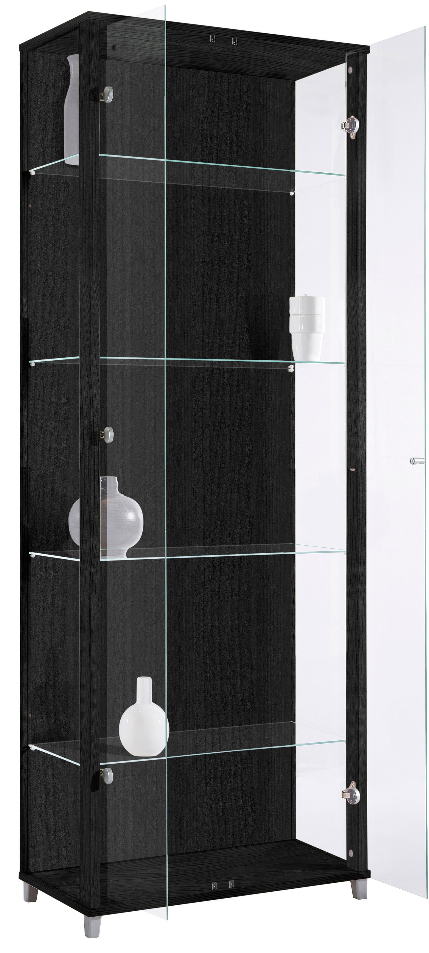 fif möbel Vitrine »OPTIMA« Standvitrine, Vitrinenschrank, Glasvitrine, Sammlervitrine