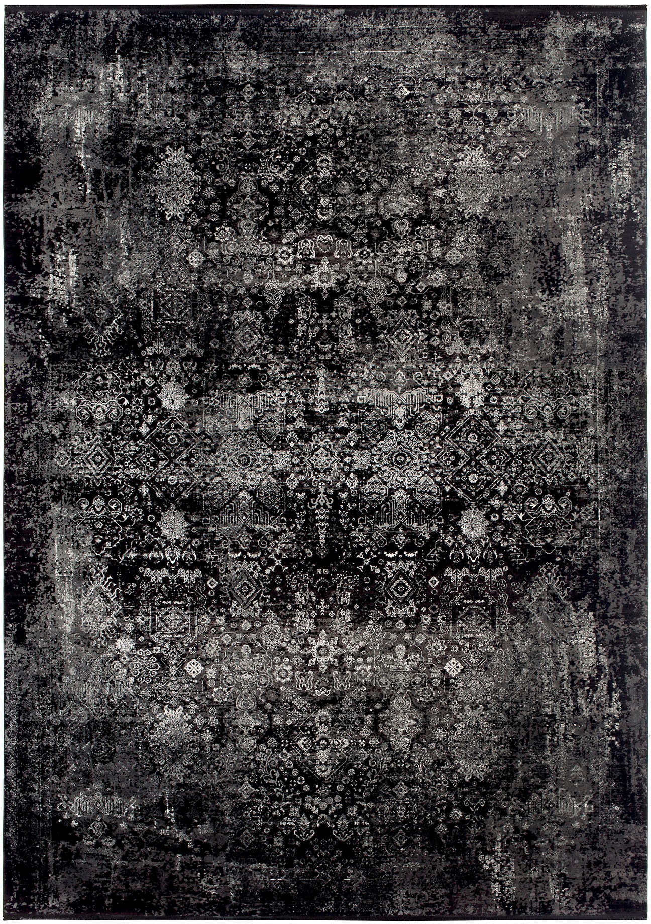 OCI DIE TEPPICHMARKE Teppich »Magic« rechteckig 8 mm Höhe Glanz Viskose, mit Fransen, Wohnzimmer