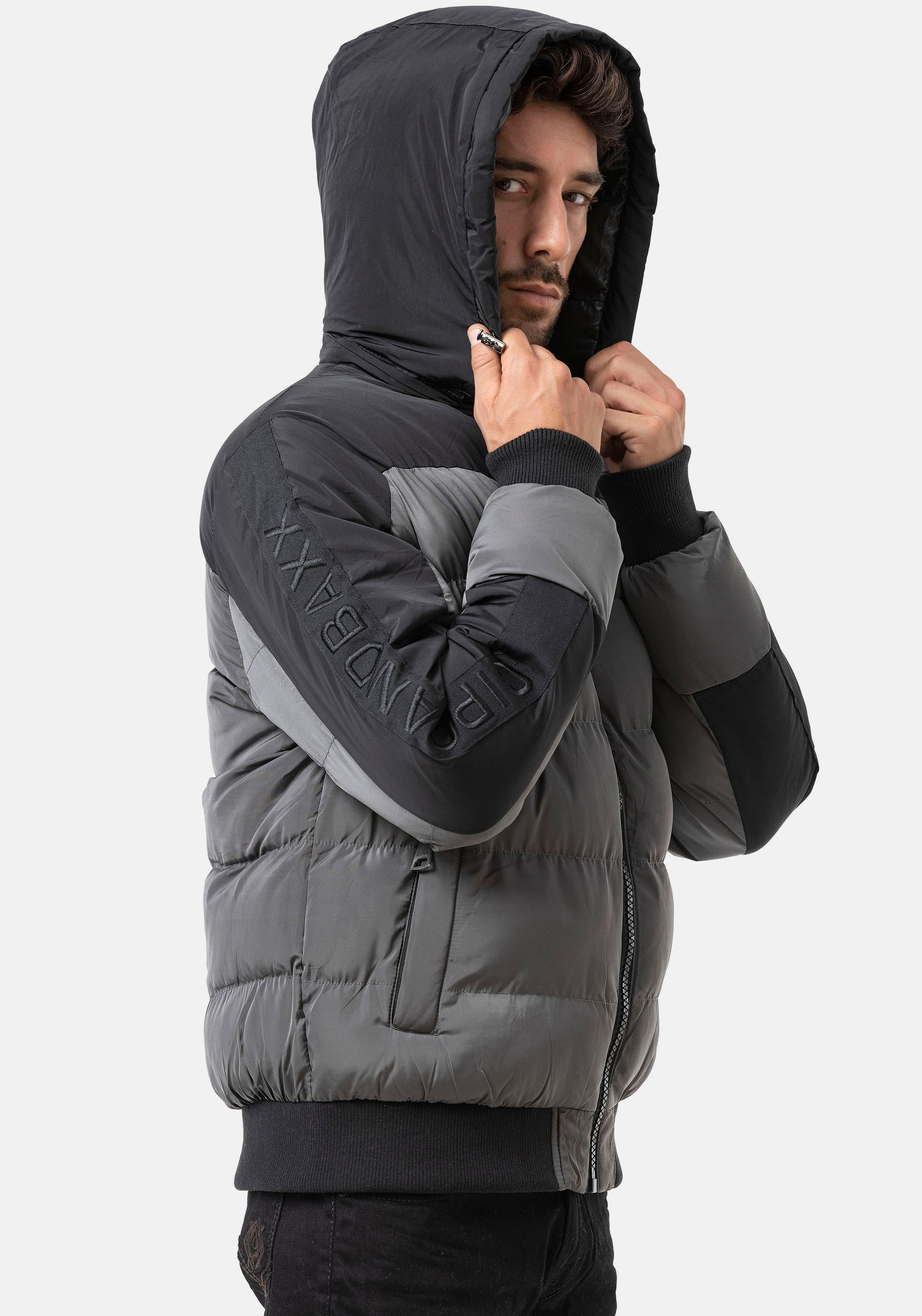 Cipo & Baxx Veste matelassée mit Kapuze