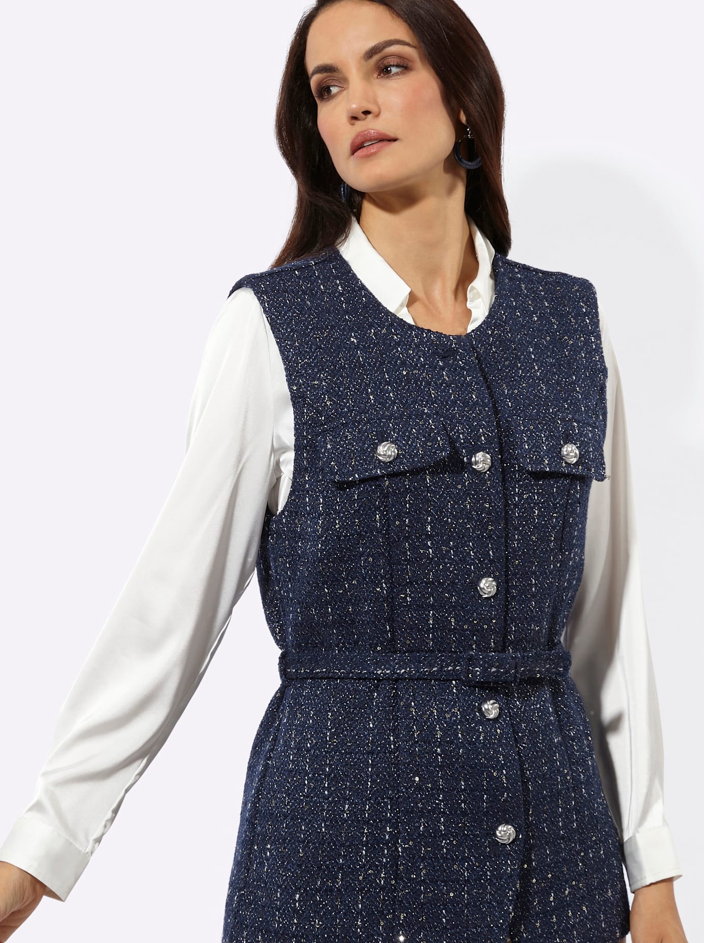 creation L Gilet court