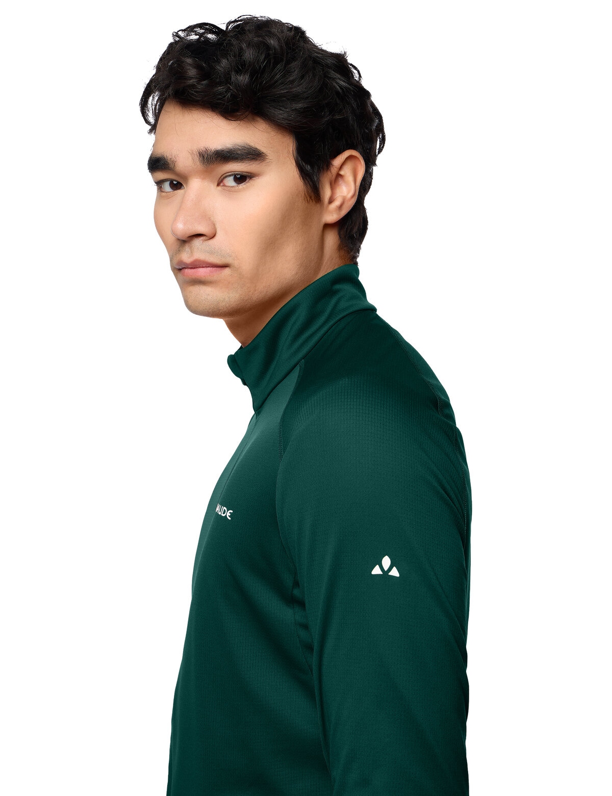 VAUDE Langarmshirt »MEN'S LARICE LIGHT SHIRT II« 1 Stk. mit Stehkragen, mit Reissverschluss, hoch geschlossener Ausschnitt