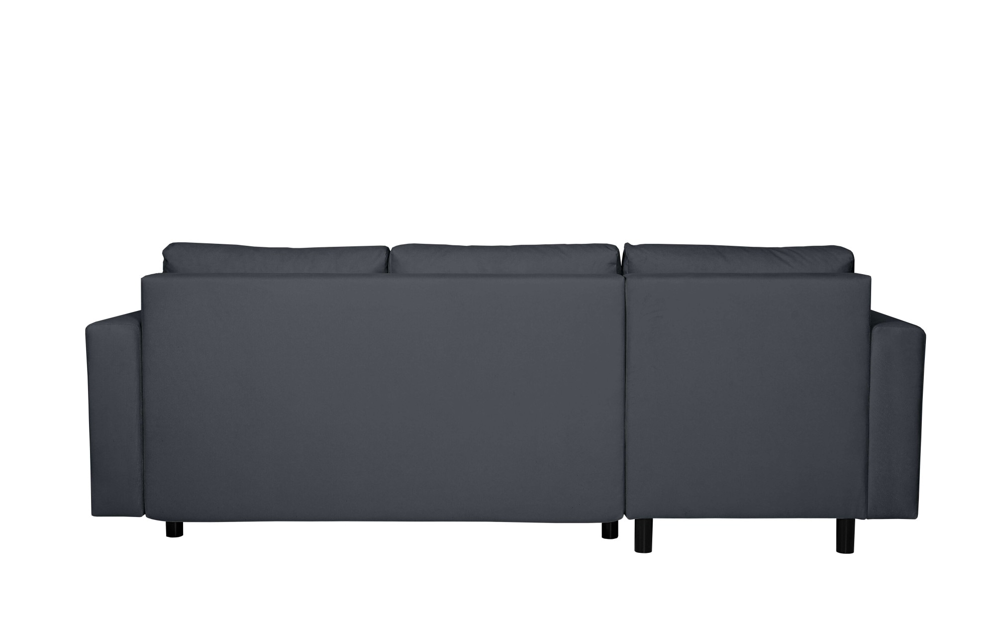 Home affaire Ecksofa »GLENOE Schlafsofa mit Bettkasten, Recamiere beidseitig montierbar« L-Form, Masse B/T/H: 230/135/84,5 cm, Velvet & Struktur weich