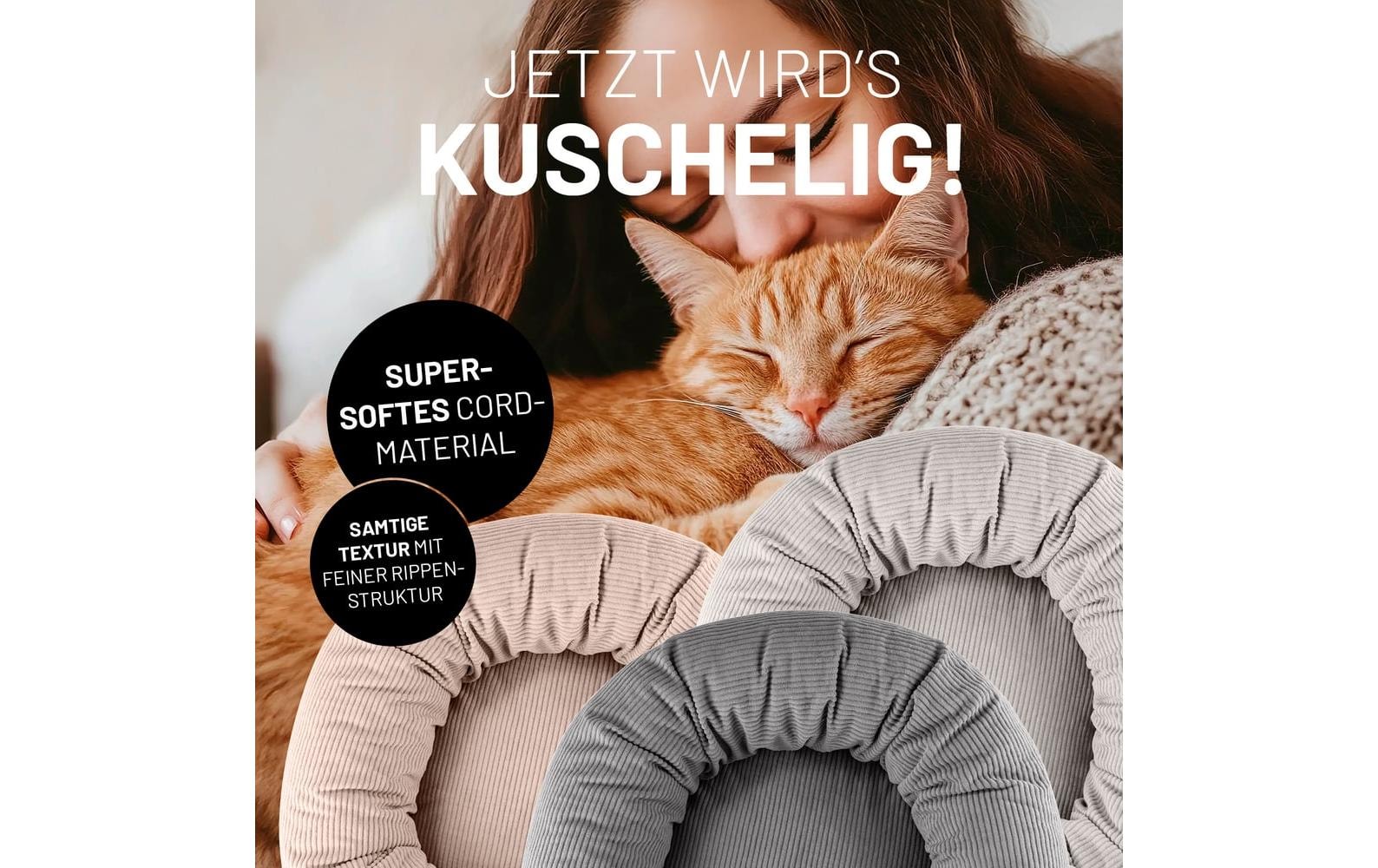 Lumaland Lit pour animal »Cord«