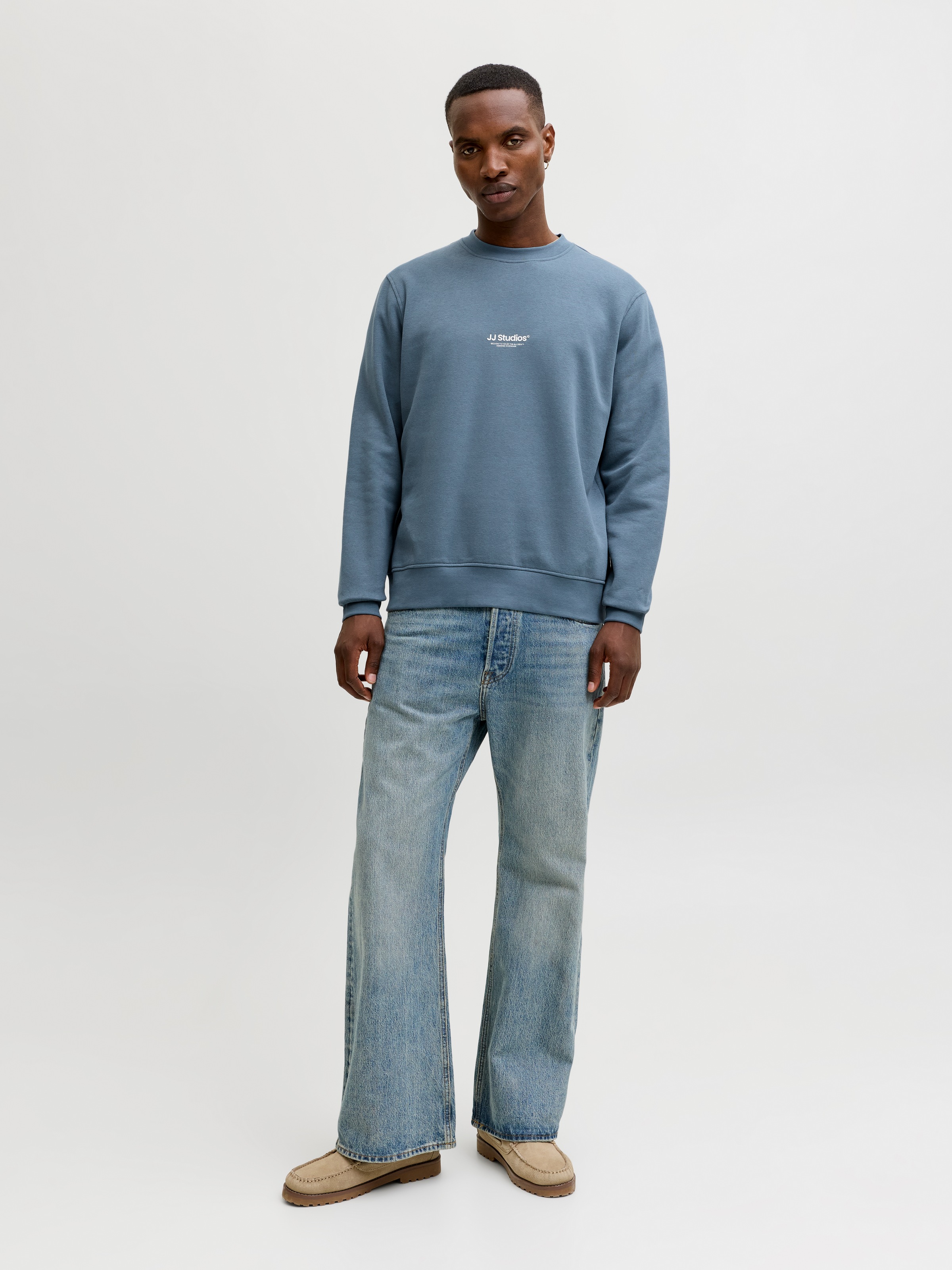 Jack & Jones Sweatshirt »JJESOHO SWEAT CREW NECK NOOS«, Baumwollmischung, relaxed fit
