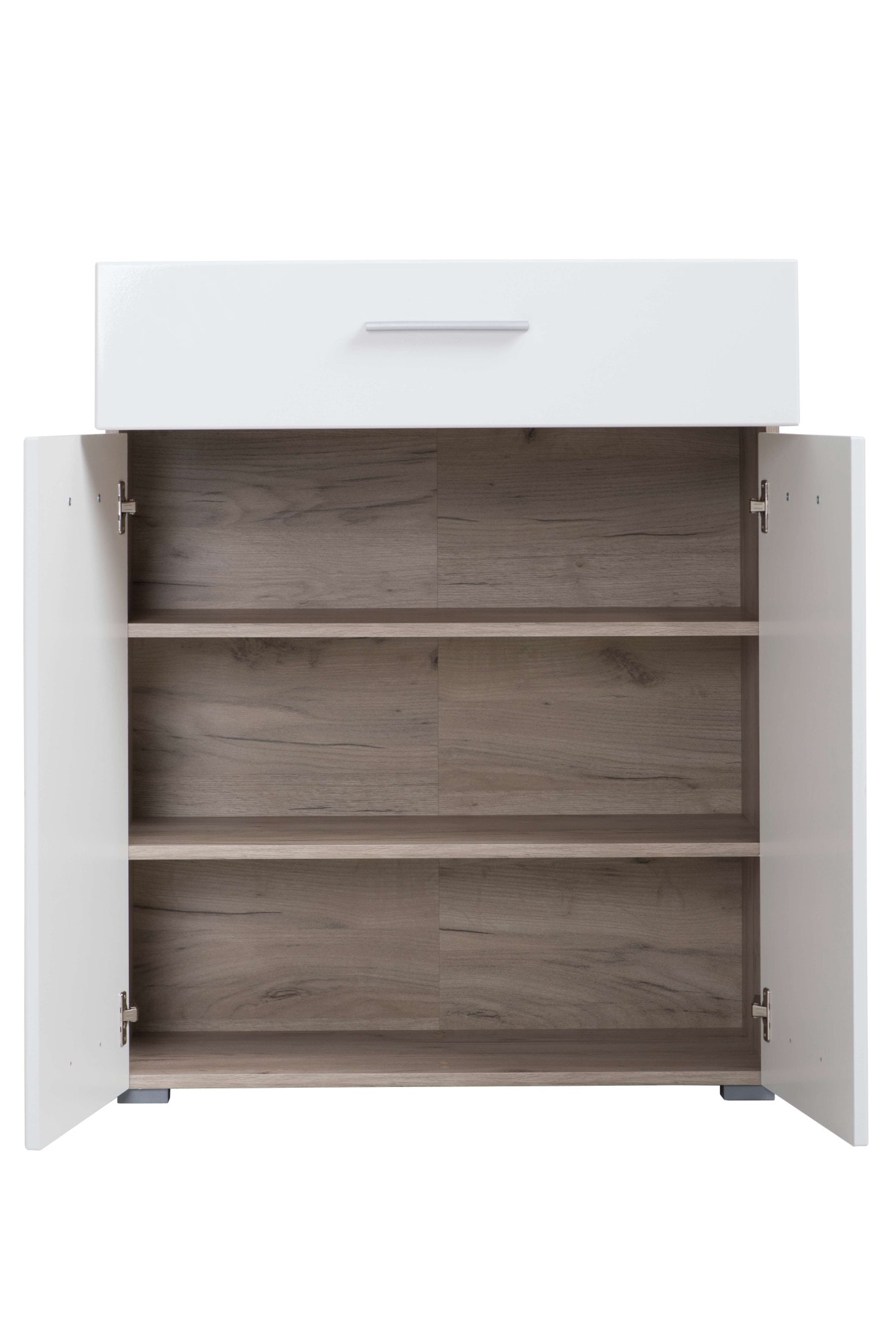 Home affaire Armoire à chaussures »Beny, Schuhkommode, Schuhregal, mit einer Schublade, Höhe 98 cm« Hochglanzfronten, 2 Türen, Breite 79 cm