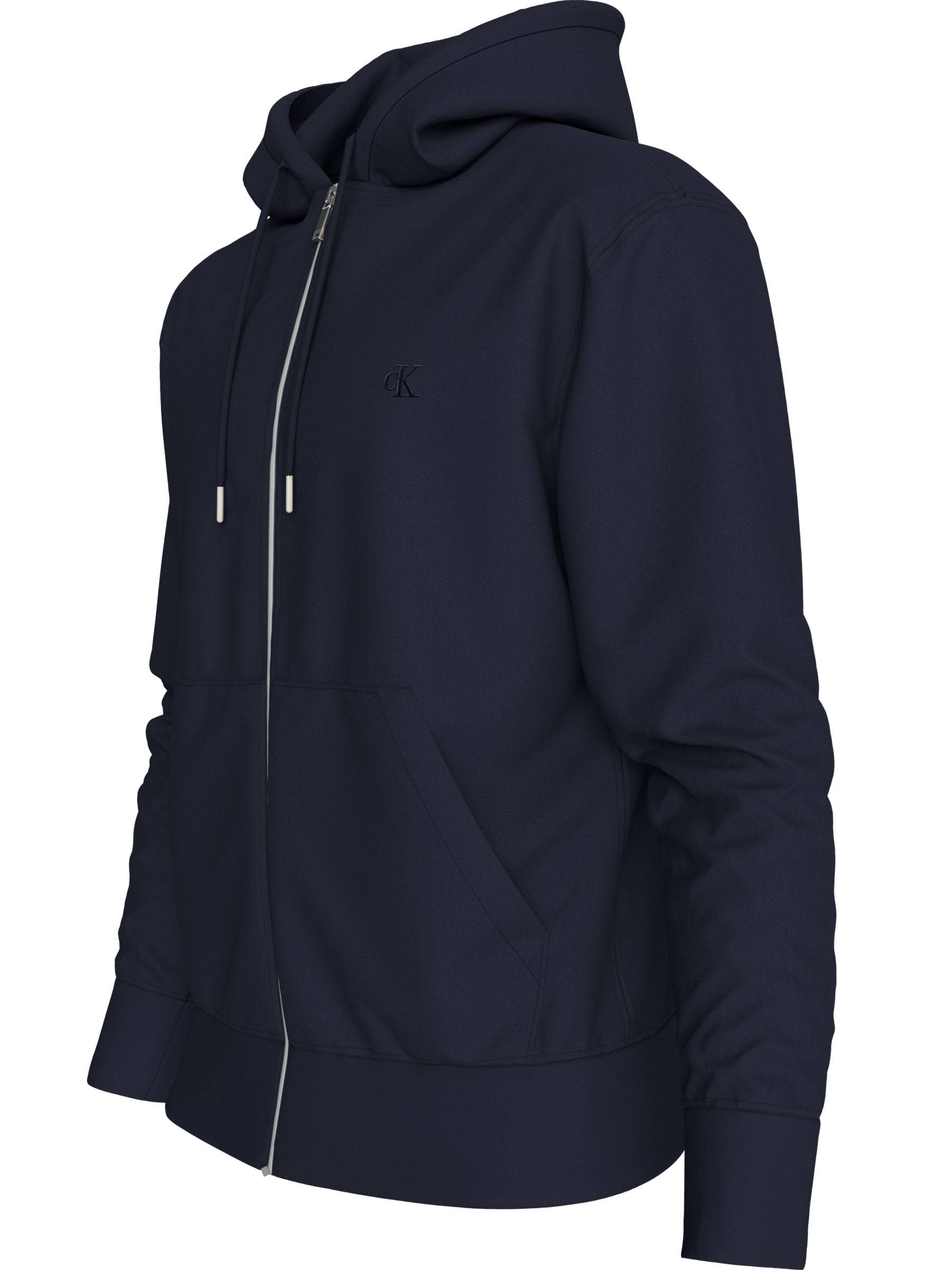 Calvin Klein Jeans Sweat à capuche »LS EU 350TERRY MONOGRAM FZ HOODI«, Mit Rundhalsausschnitt, regular fit
