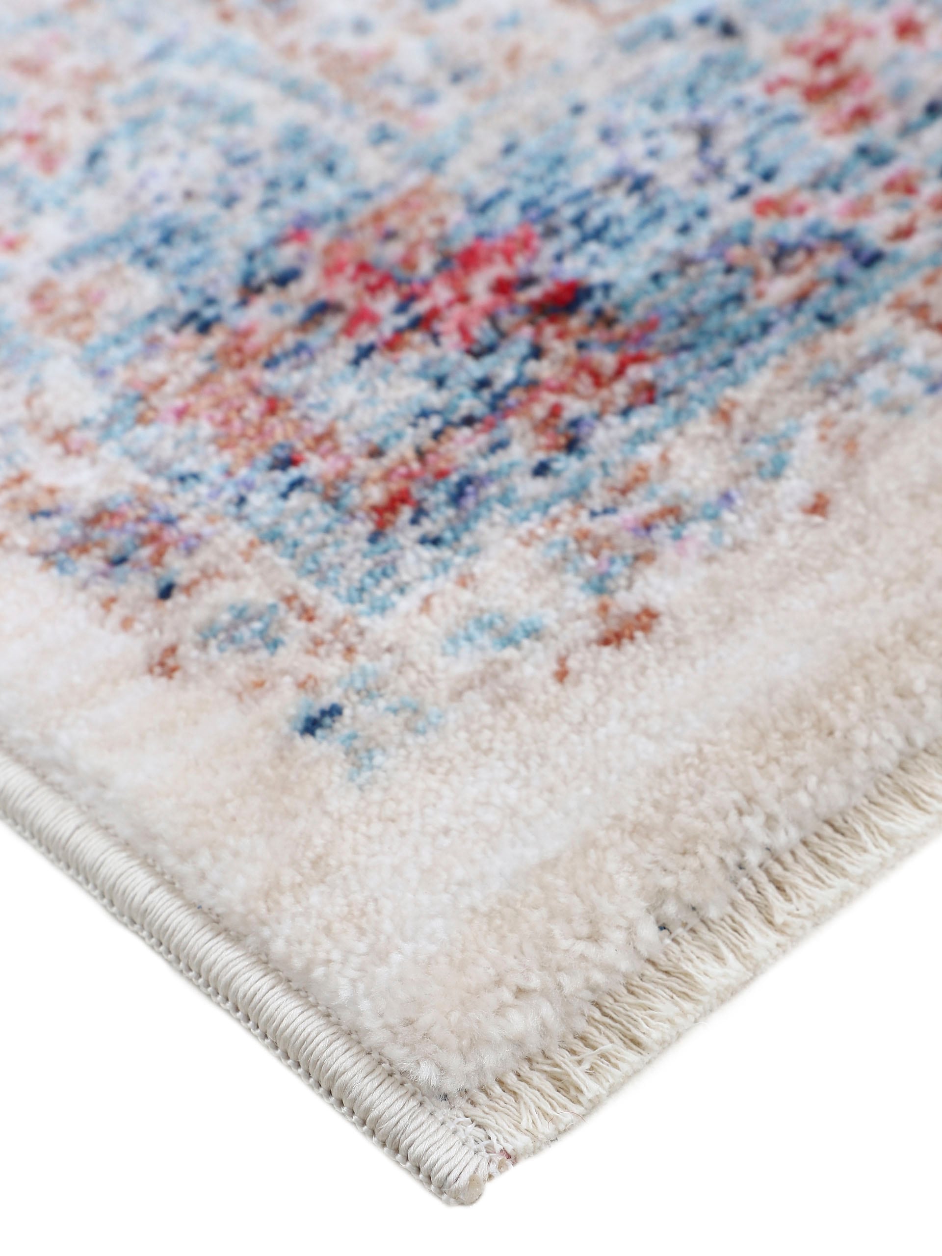 carpetfine Tapis »Phoenix« Rectangulaire 6 mm Höhe Vintage Orient Look, mit Fransen, Wohnzimmer