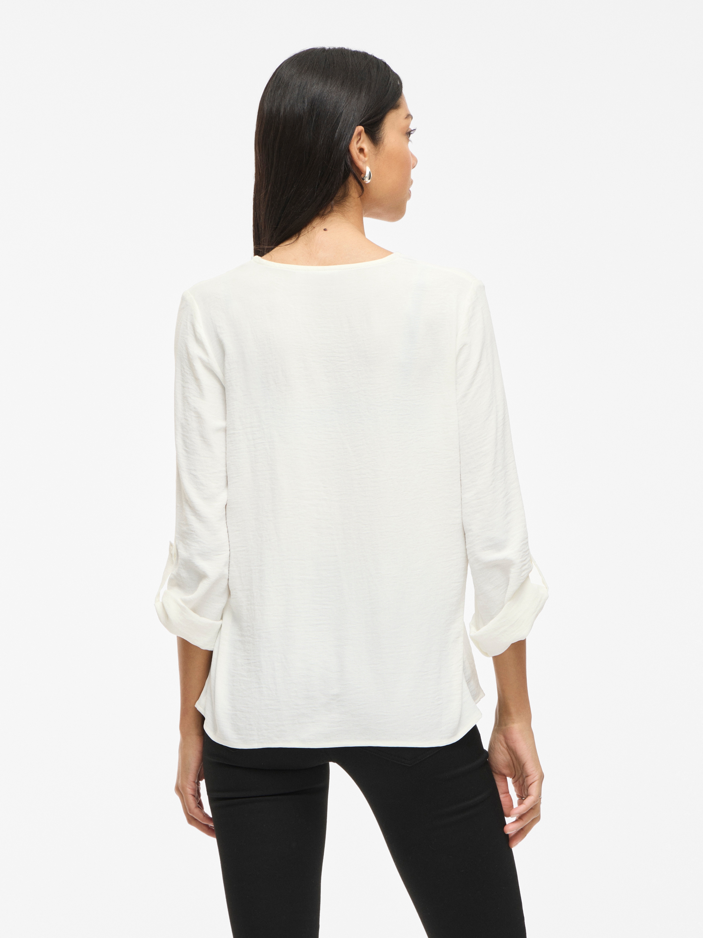 Vila Chemisier »VIJOSA 3/4 V-NECK TOP - NOOS«